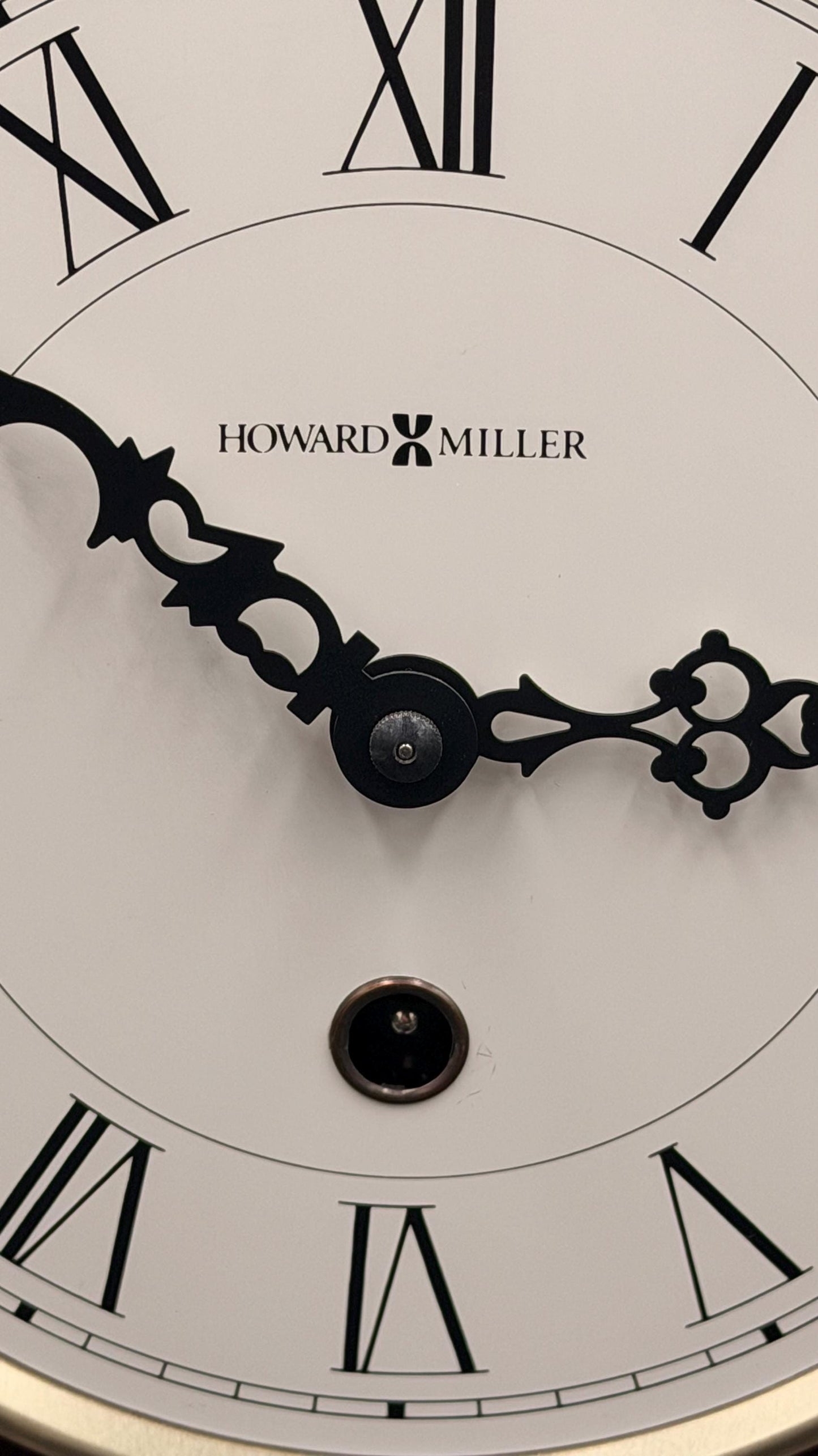 Howard Miller Mahogany Mantel Clock – Hermle Triple Chime Movement