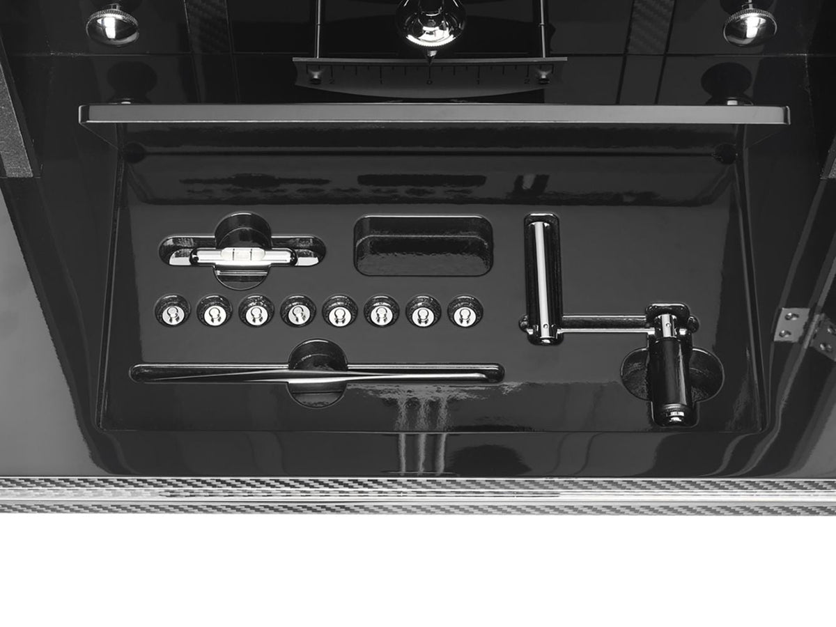 Comitti The Greenwich Regulator – Black Lacquer & Carbon Fibre – product view 3