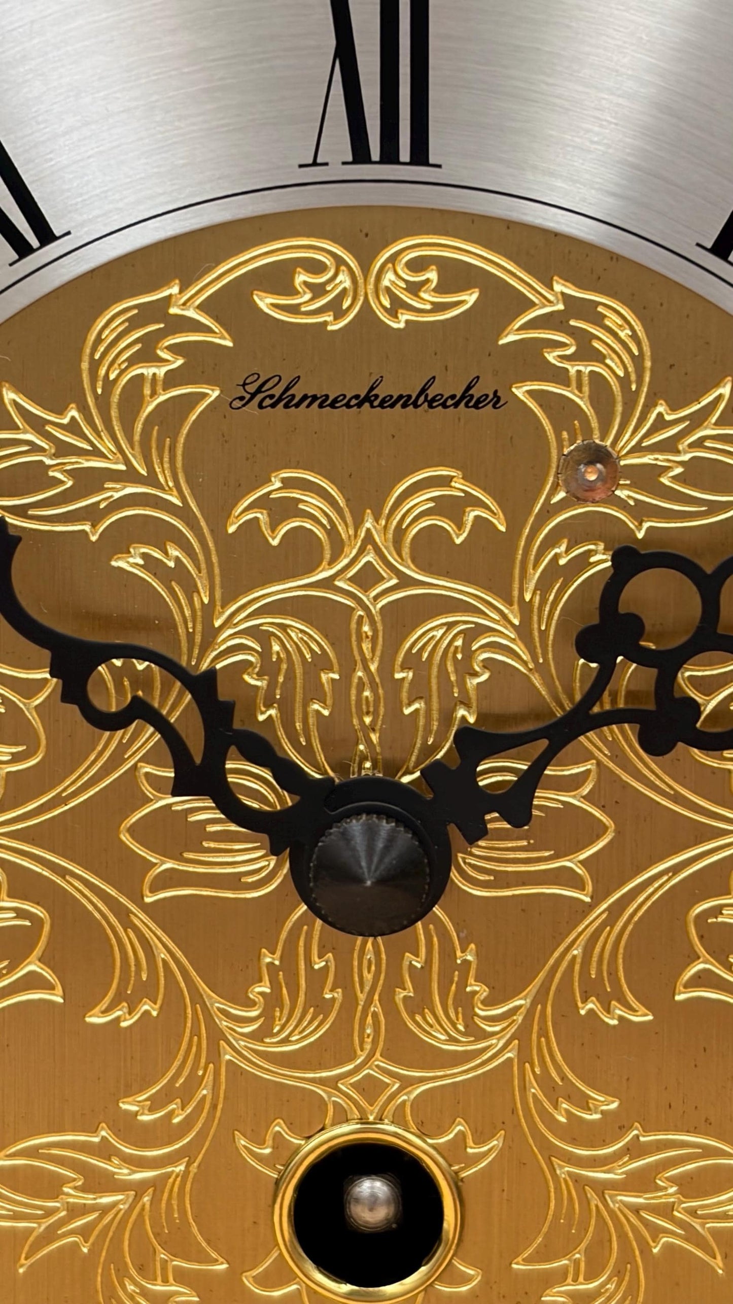 Schmeckenbecher German Westminster Chime Bracket Clock, Moon Phase, Fully Serviced