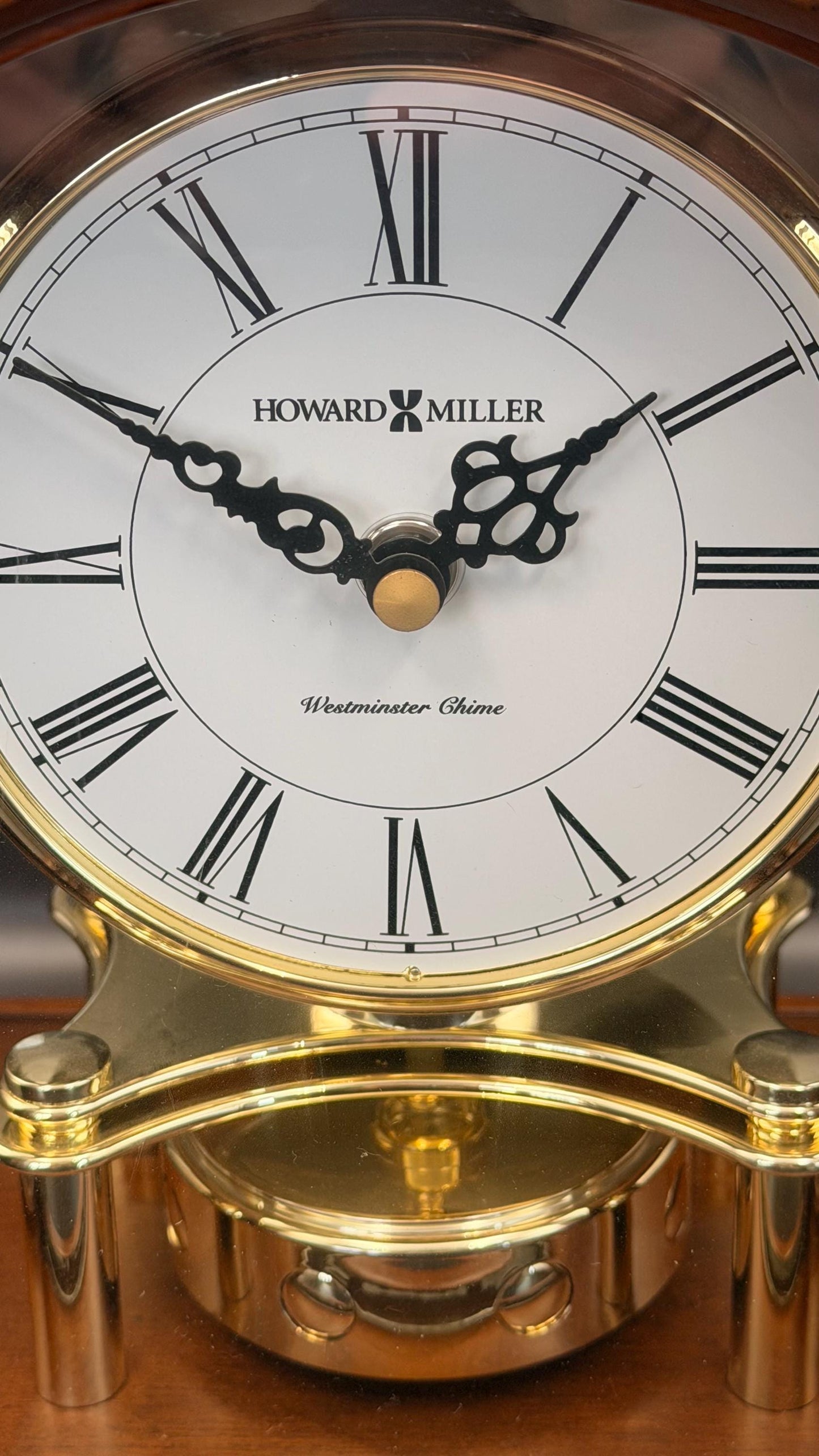Howard Miller Statesboro Mantel Clock – Classic Westminster Chime, Wood Case