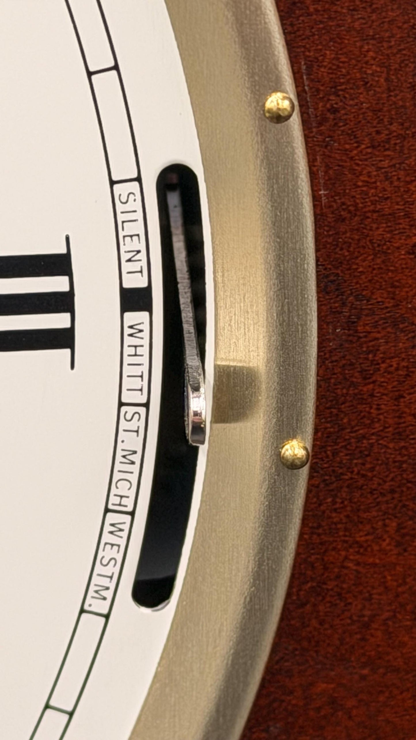 Howard Miller Mahogany Mantel Clock – Hermle Triple Chime Movement