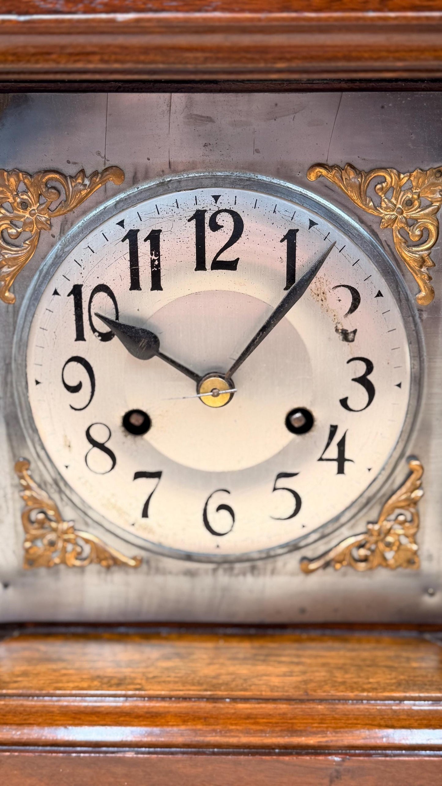 Antique German Mantel Clock c. 1915–1930 – Badische (Baduf) – Striking Shelf Clock – Serviced