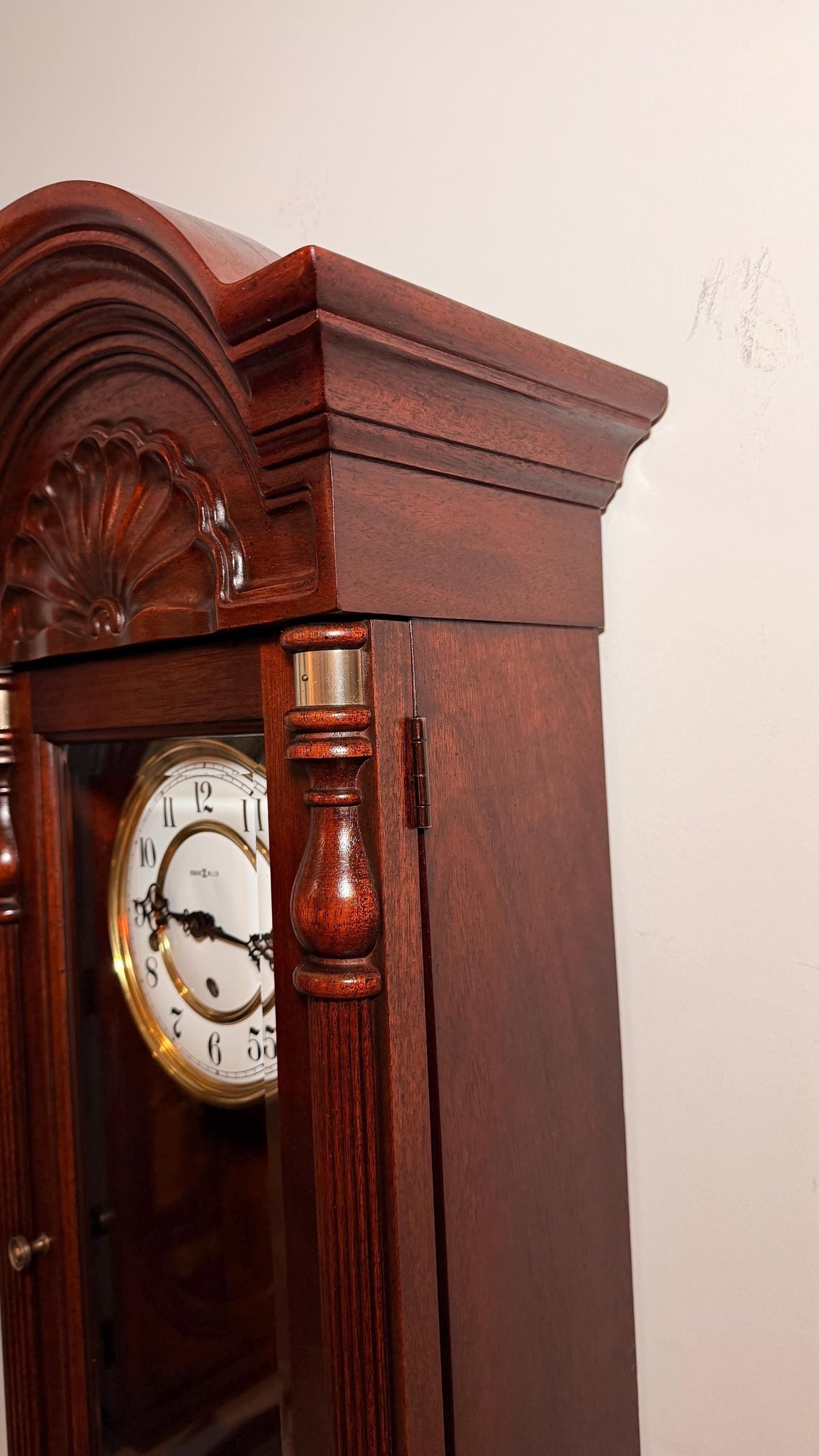 Howard Miller Jennison Triple Chime Wall Clock – Serviced Mechanical Movement