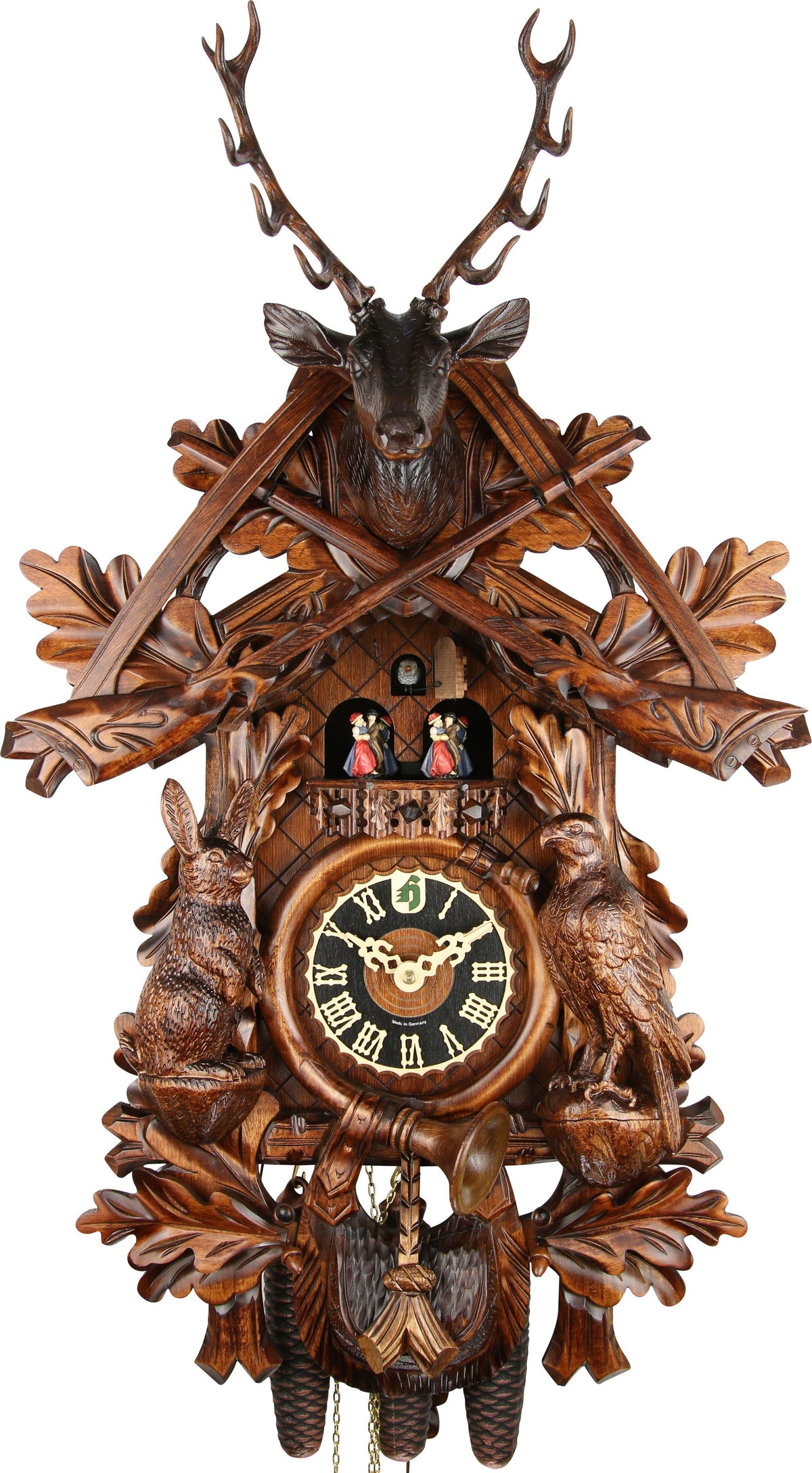 Hönes 8634-6Tnu — 8-Day Mechanical Musical Cuckoo Clock