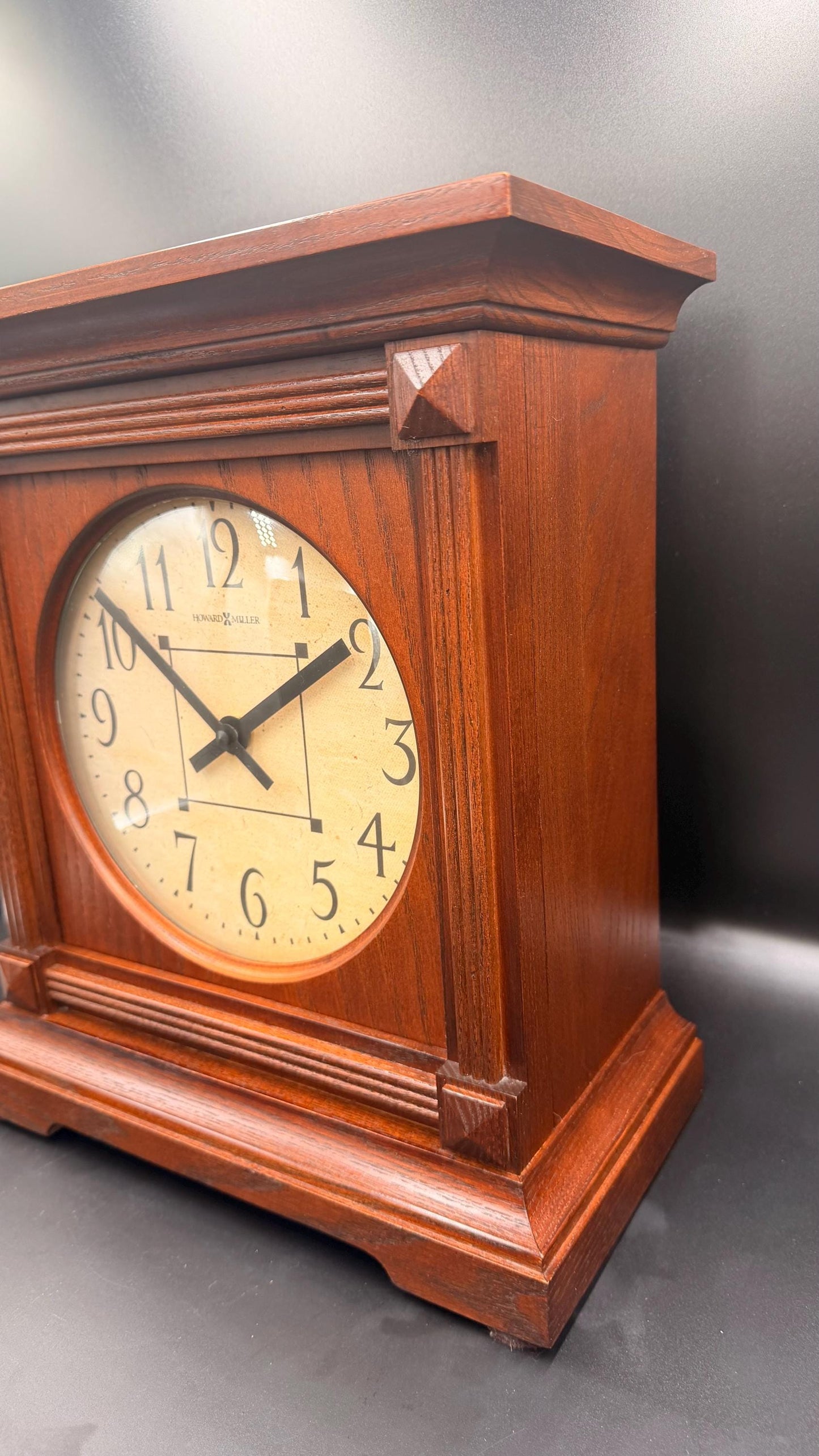 Howard Miller Mantel Clock – Dual Chime, Solid Wood Case