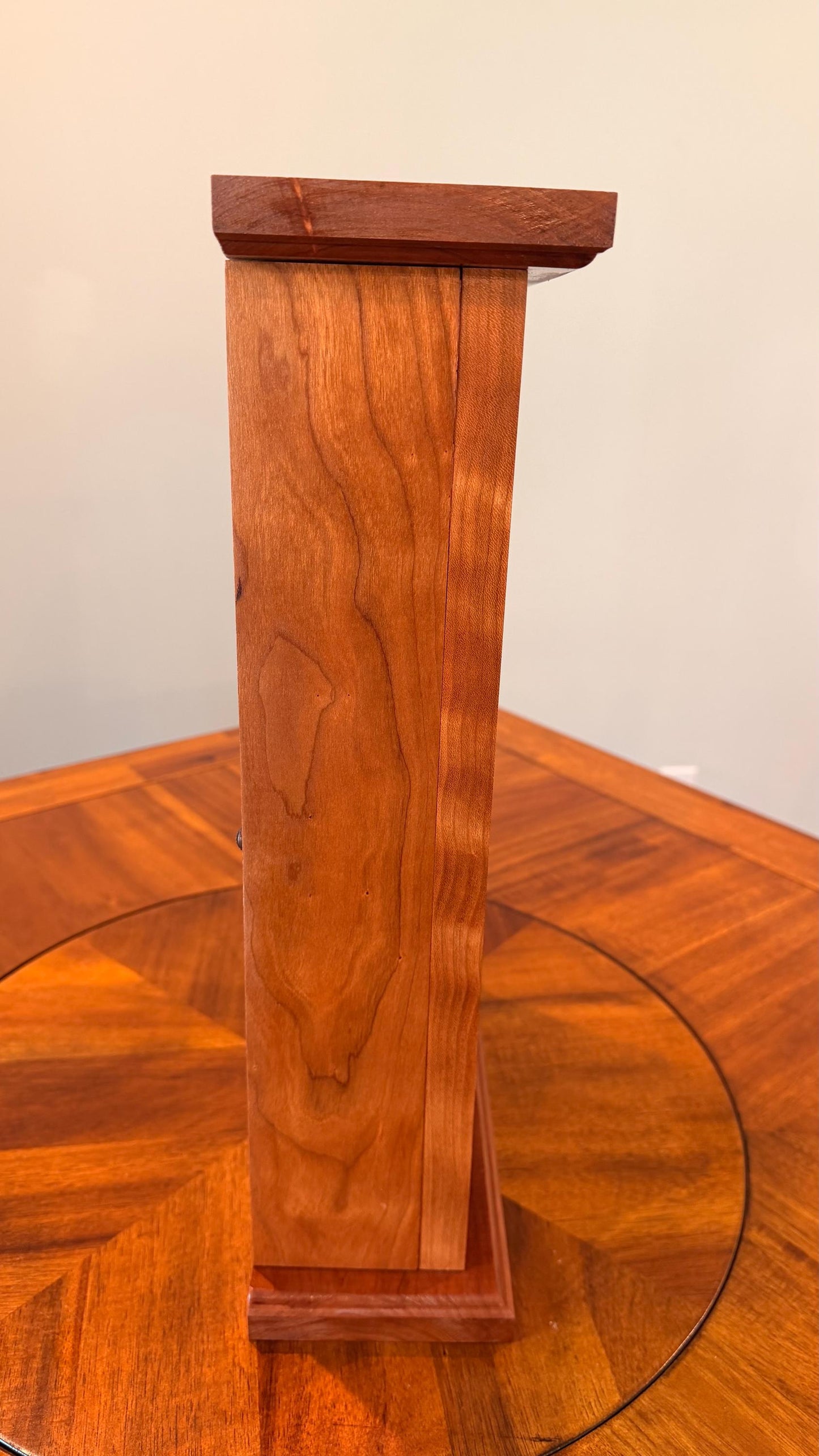 Handcrafted Solid Wood Mission Mantel Clock – Craftsman Quartz Pendulum – Arts & Crafts Decor