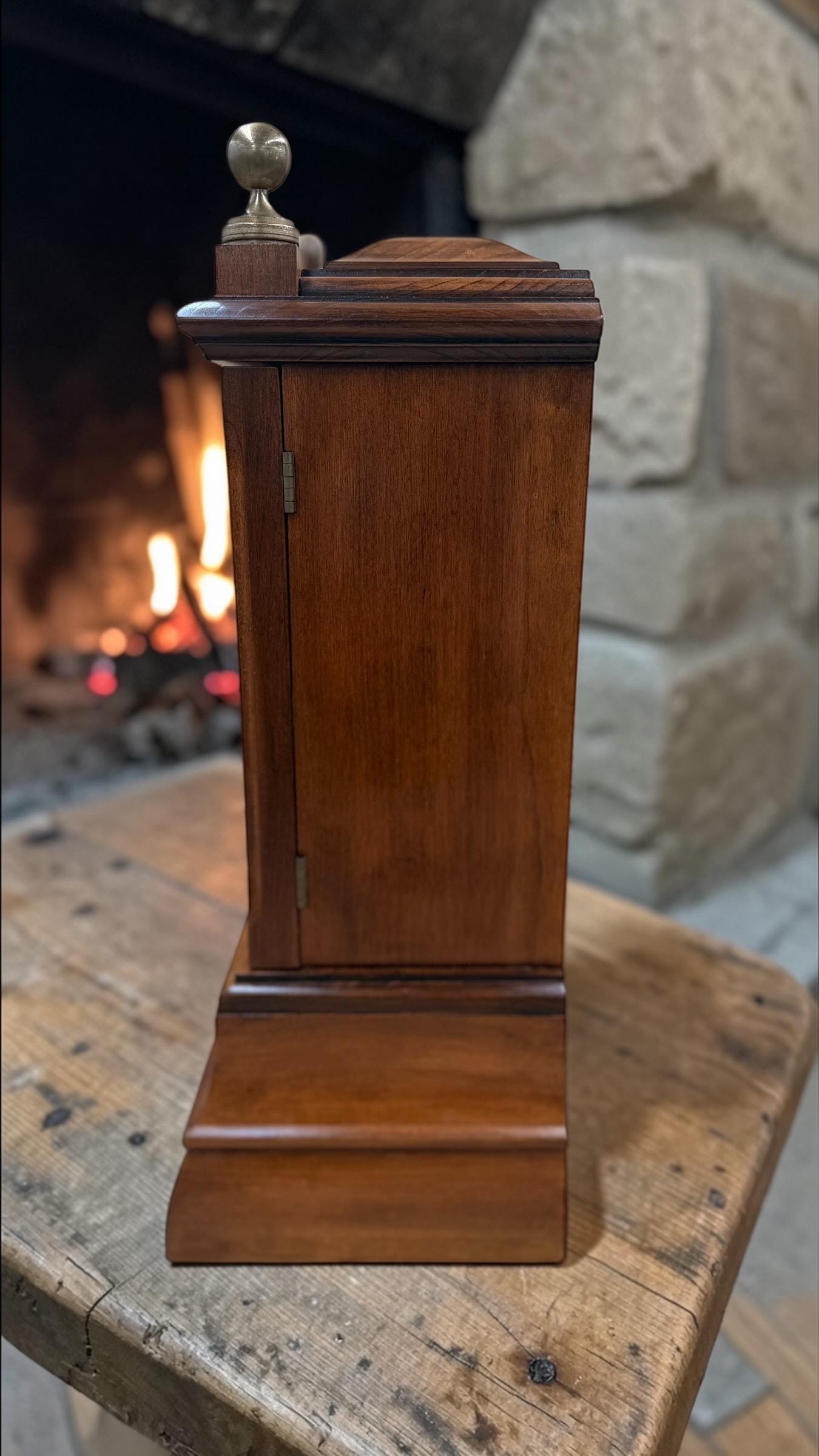 Seth Thomas Westminster Mantel Clock – New Hermle Movement – Classic Hardwood Case