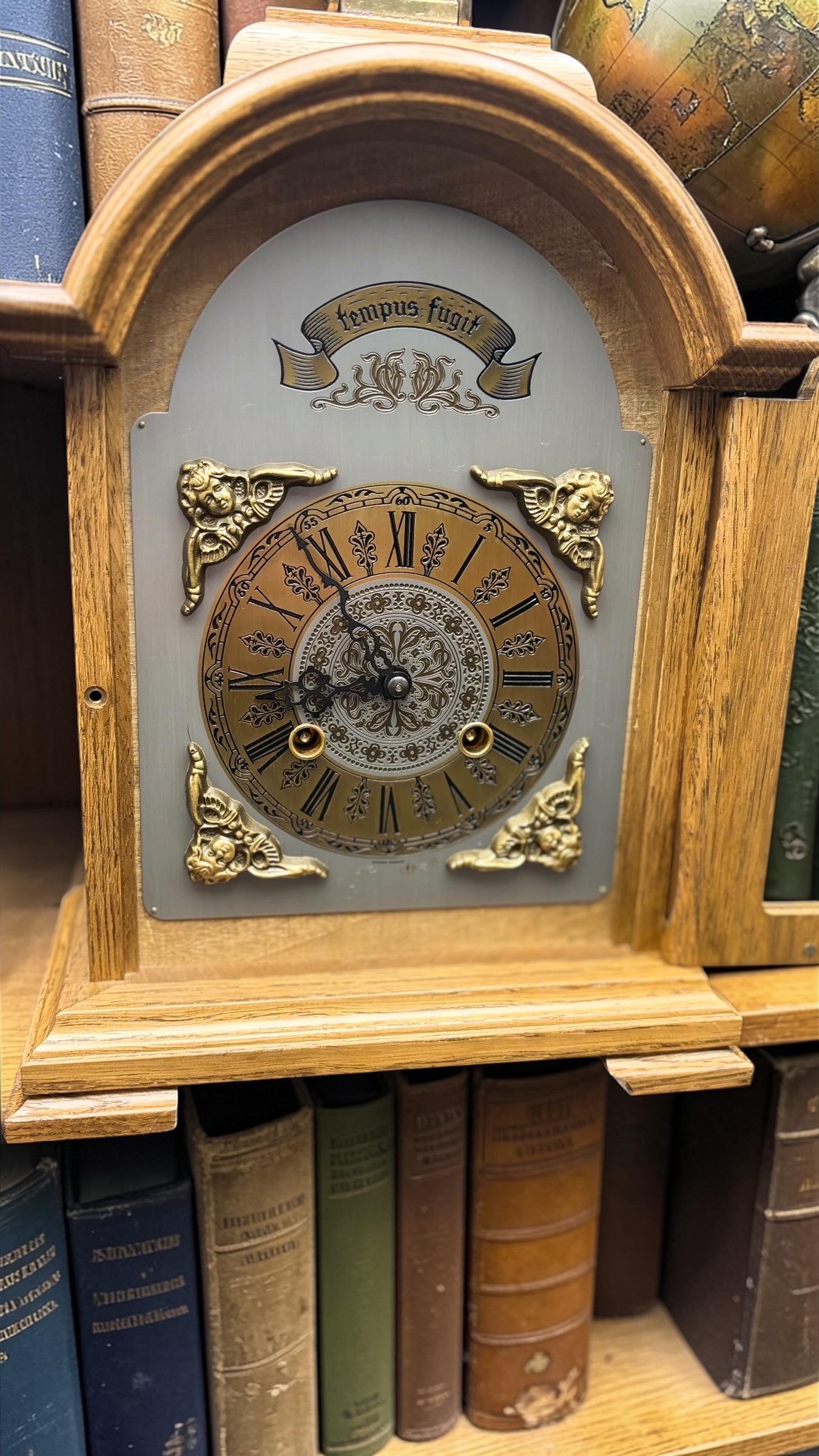 Vintage Bucherer Mantel Clock – Bim Bam Chime – Serviced & Runs Perfectly