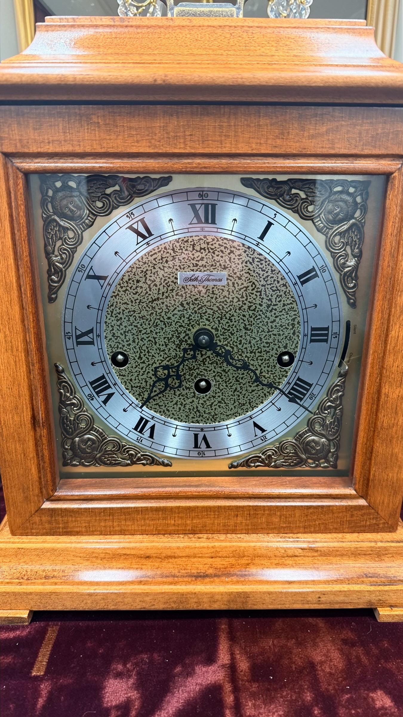 Seth Thomas Legacy IV Mantel Clock – Westminster Chime