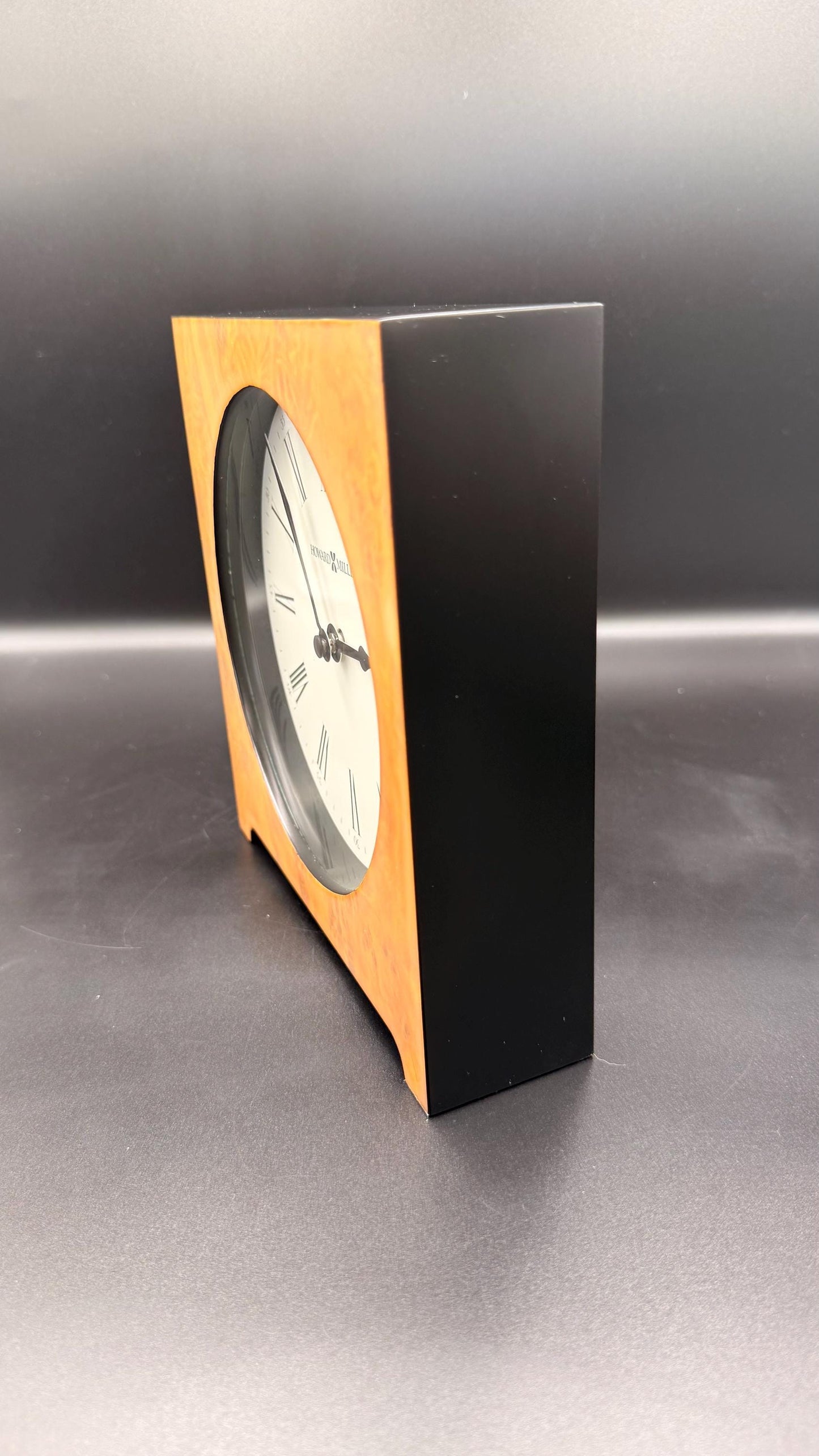 Howard Miller Quartz Mantel Clock – Classic Roman Numeral Desk / Shelf Clock - New