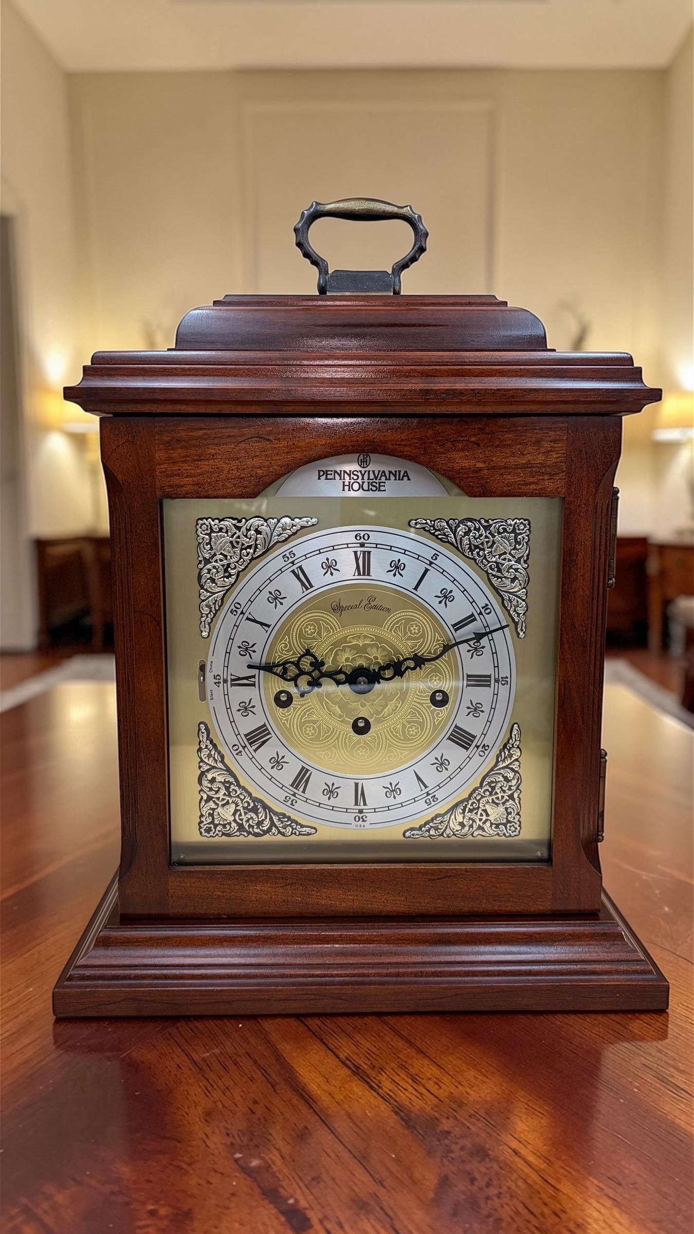 Pennsylvania House Mantel Clock – New Hermle Westminster Chime Movement