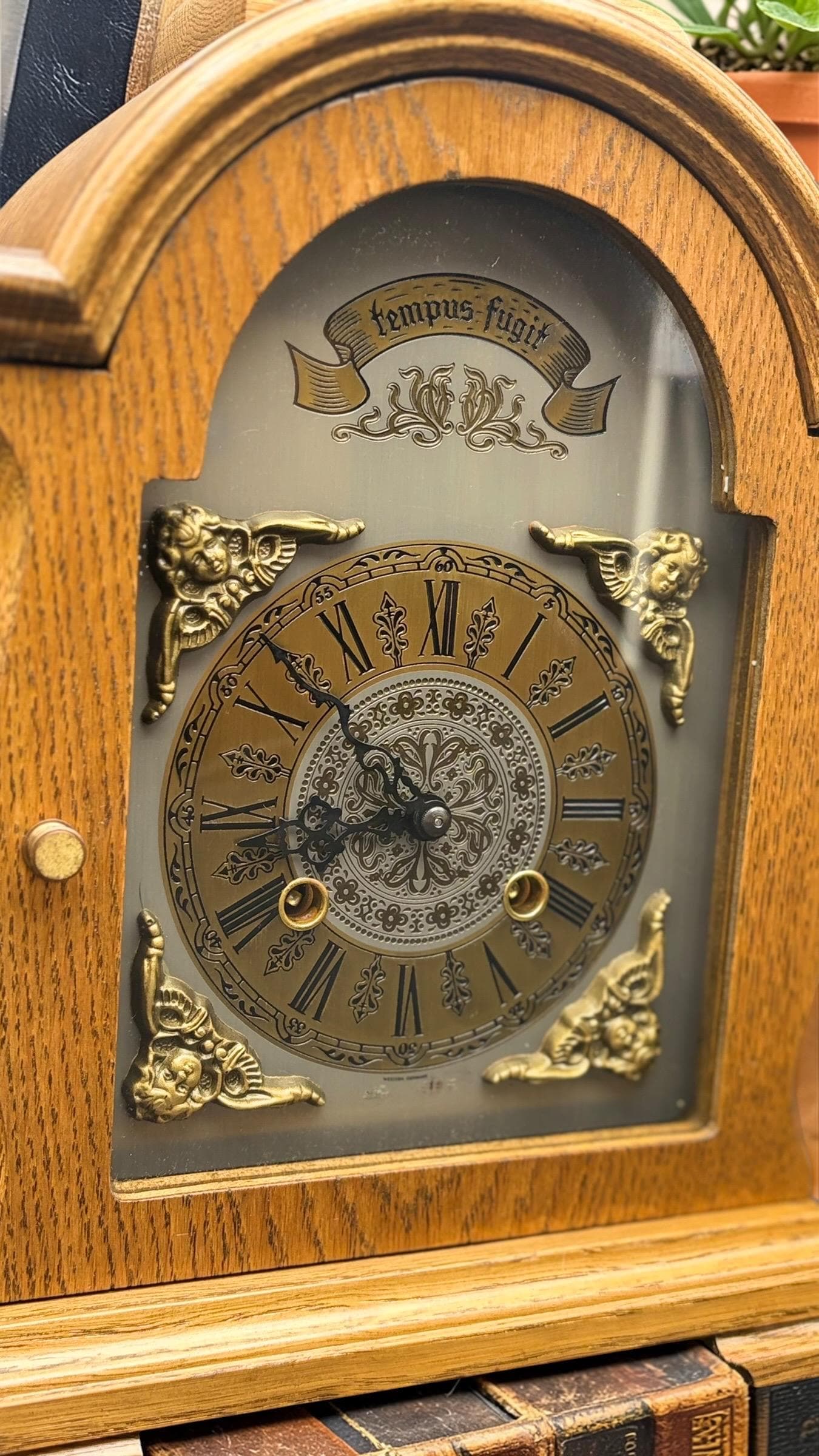 Vintage Bucherer Mantel Clock – Bim Bam Chime – Serviced & Runs Perfectly