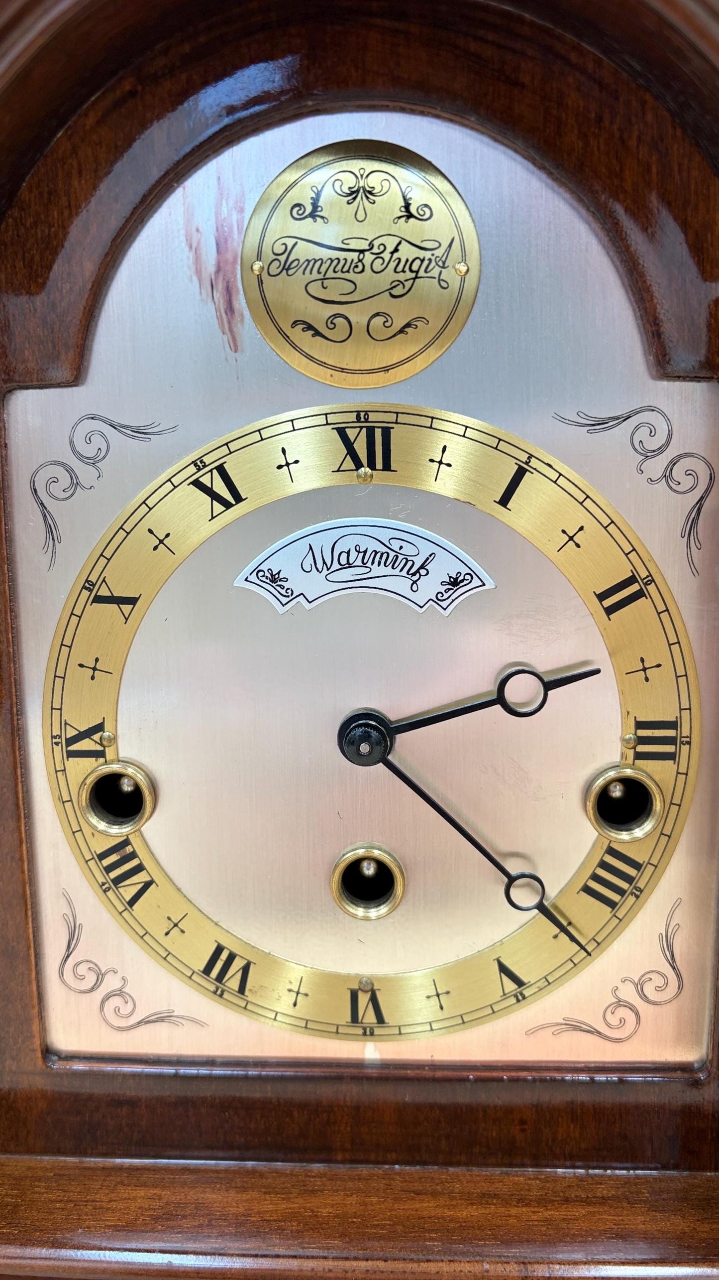 Vintage Warmink / WUBA Dutch Mantel Clock – Westminster Chime – 8-Day Mechanical Movement