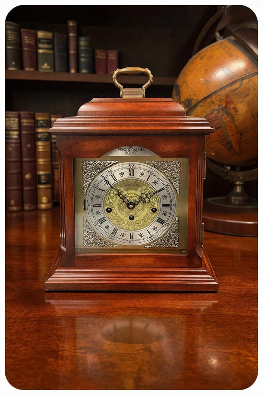 Vintage Pennsylvania House Special Edition Mantel Clock – Hermle Westminster Chime – As Found Working