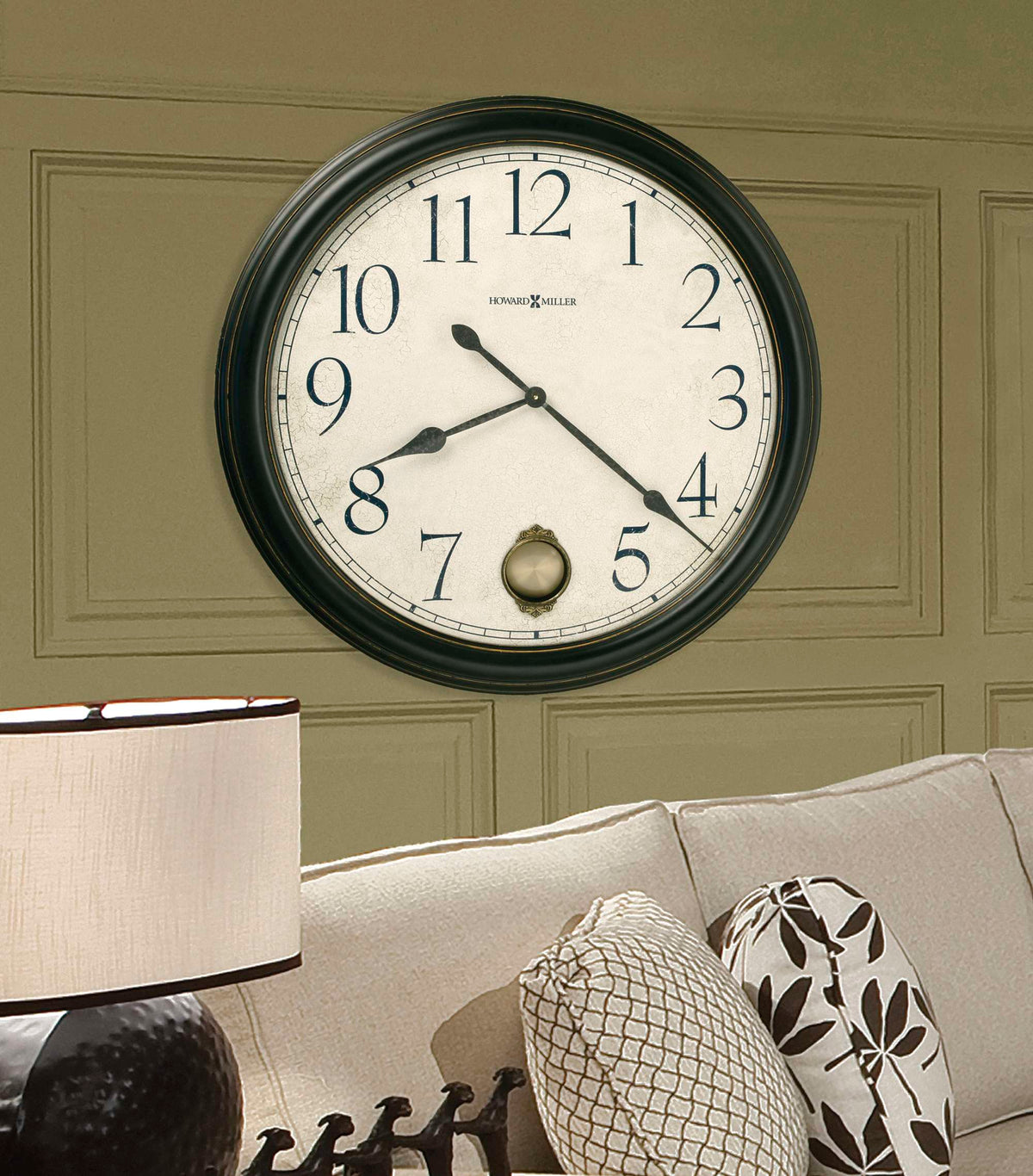 Howard Miller Glenwood Falls Wall Clock 625444 - manufacturer view 2