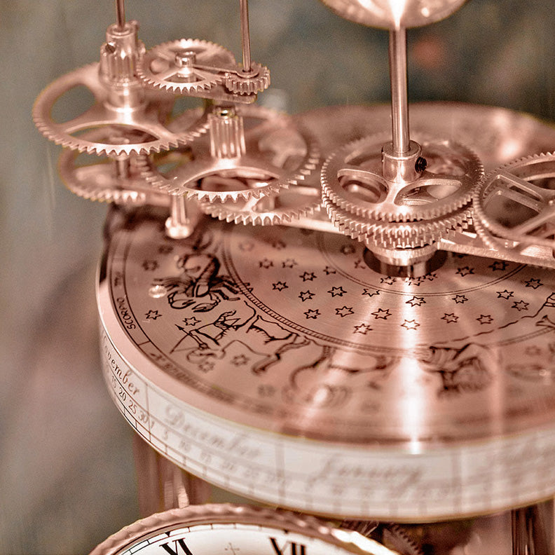 Hermle Astrolabium Rose Gold Mantel Clock additional view