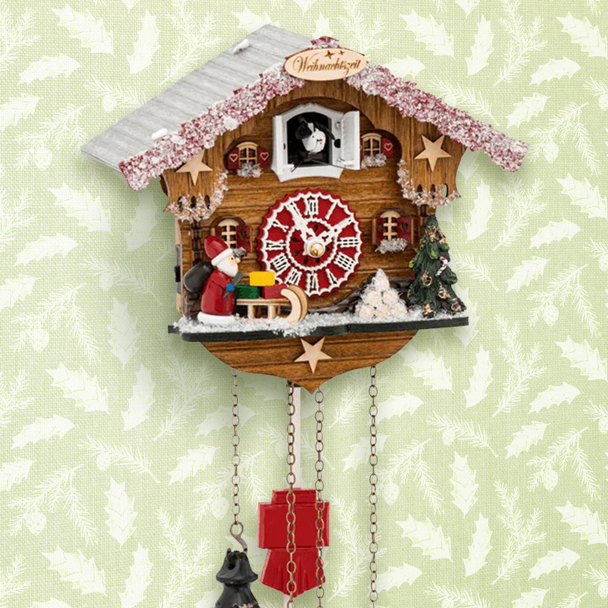 Hermle Noelle Cuckoo Clock additional view