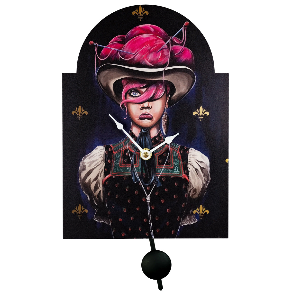 Trenkle Fantasy Collection Decorative Quartz Wall Clock - Wren
