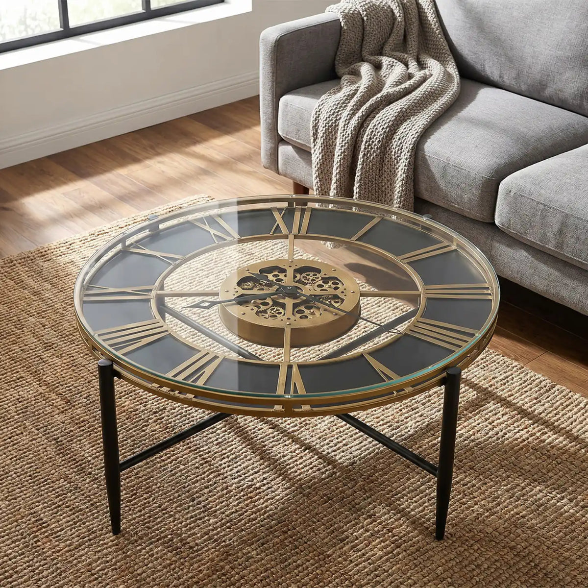 Howard Miller Mayer Clock Table 615165 - manufacturer view 2