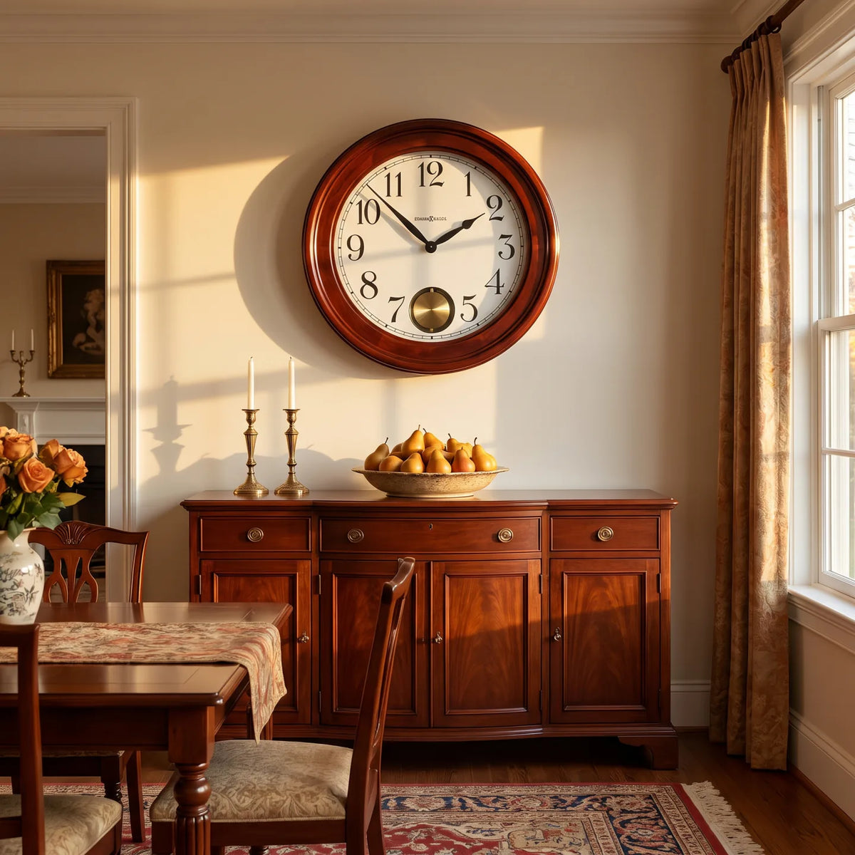 Howard Miller Griffith Wall Clock 625314 - manufacturer view 2