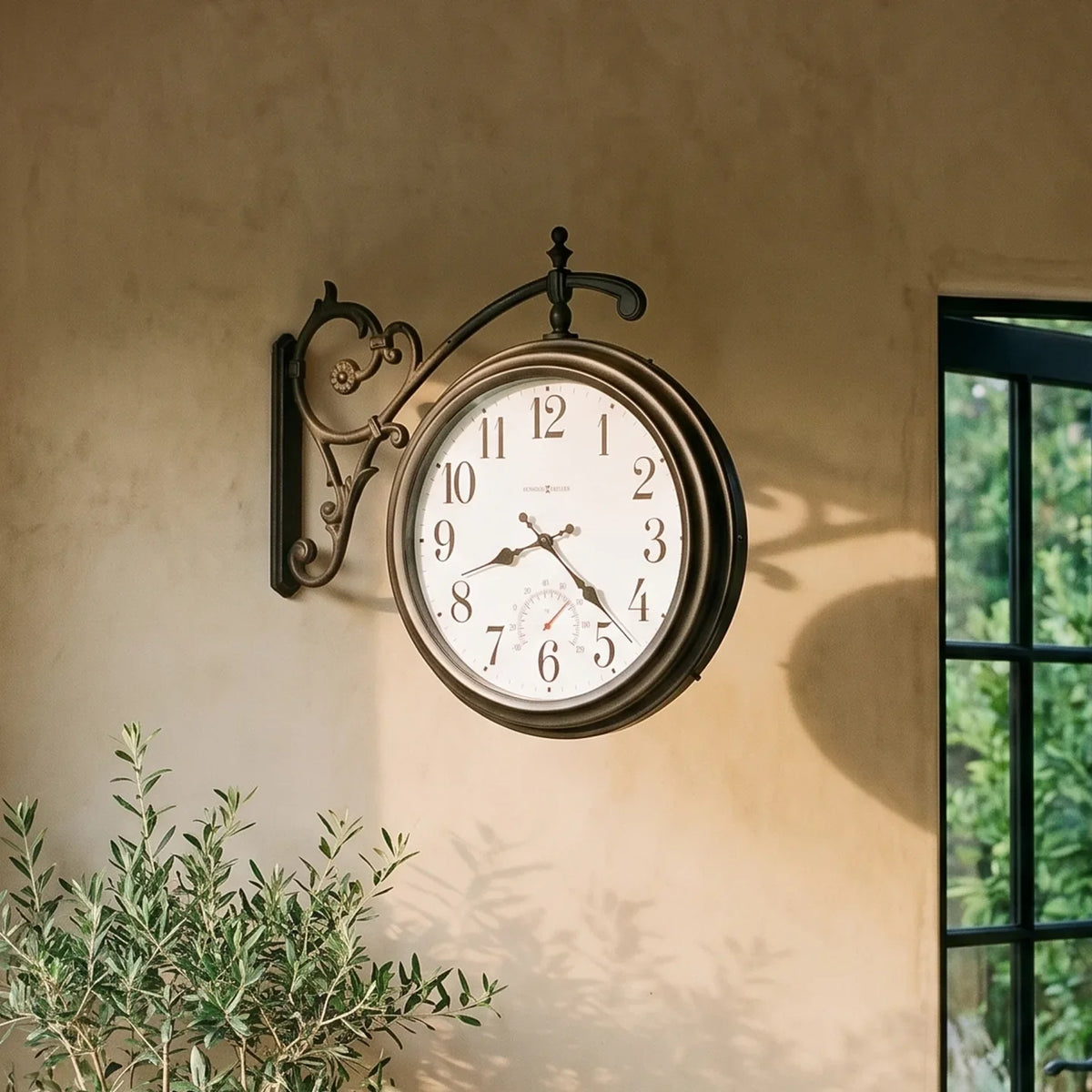 Howard Miller Luis Indoor/Outdoor Wall Clock 625358 - manufacturer view 2