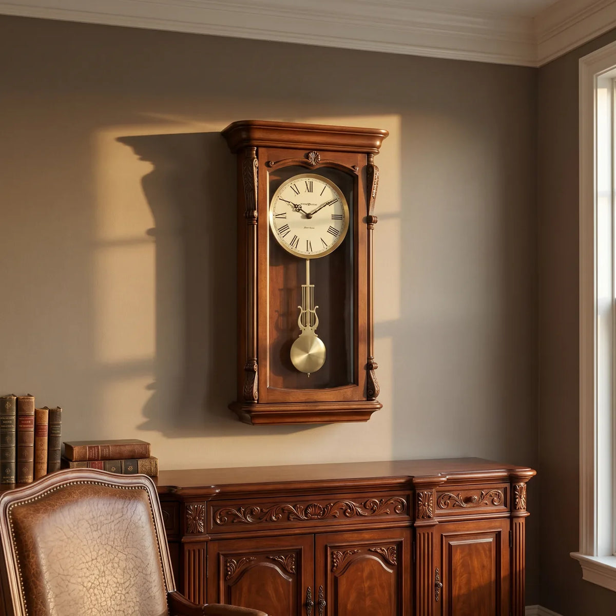 Howard Miller Henderson Wall Clock 625378 - manufacturer view 2