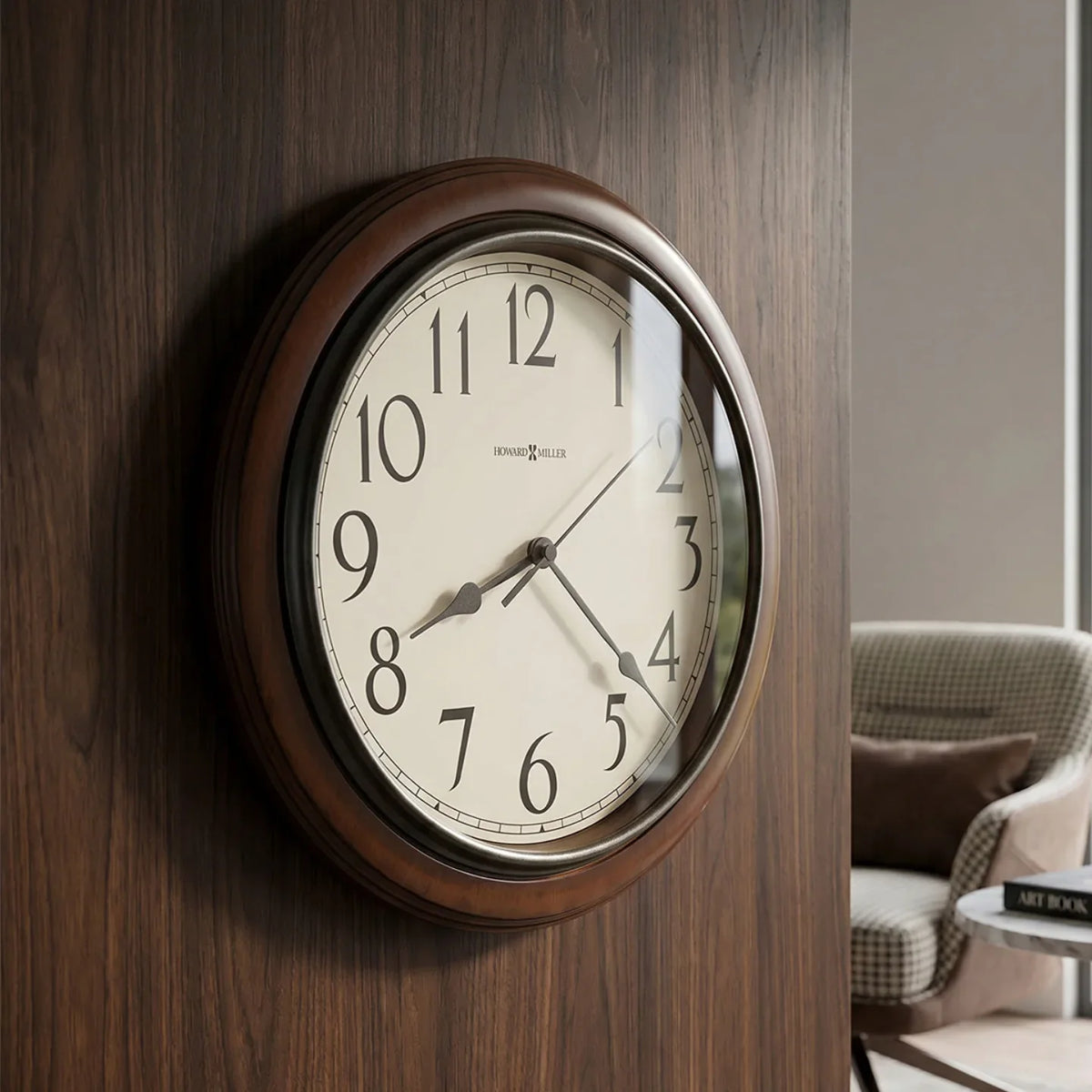 Howard Miller Kalvin Wall Clock 625418 - manufacturer view 2