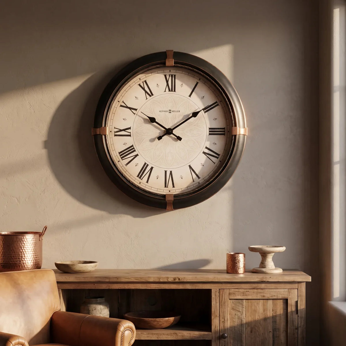 Howard Miller Atwater Wall Clock 625498 - manufacturer view 2