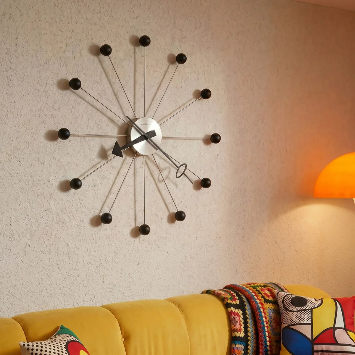 Howard Miller Ball Clock II Wall Clock 625527 - manufacturer view 2