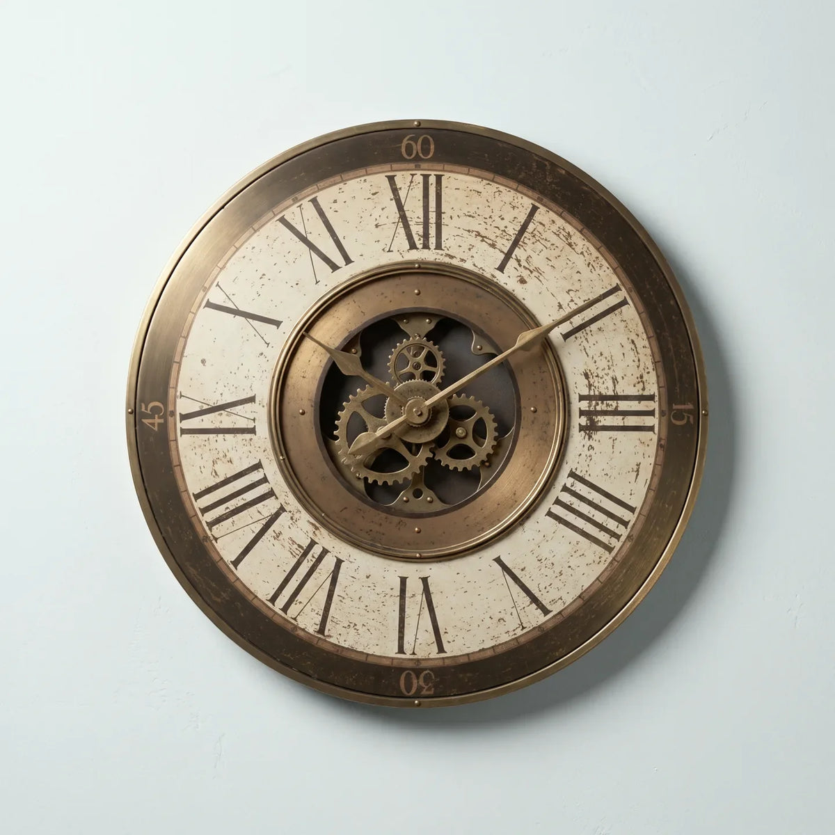 Howard Miller Brass Works Wall Clock 625542 - product view