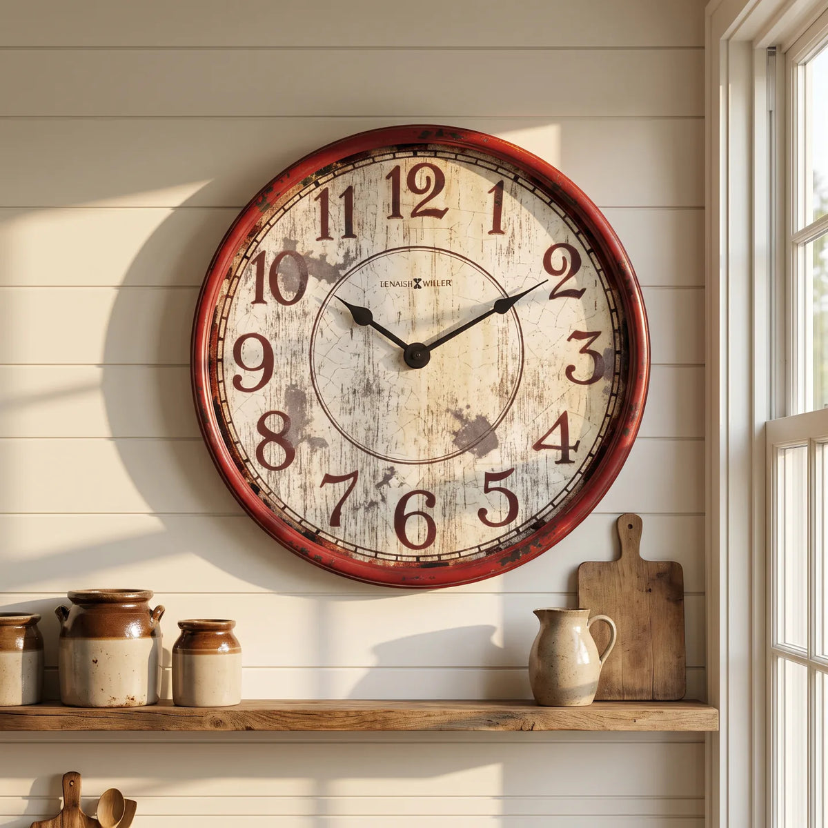 Howard Miller Back 40 Wall Clock 625598 - manufacturer view 2