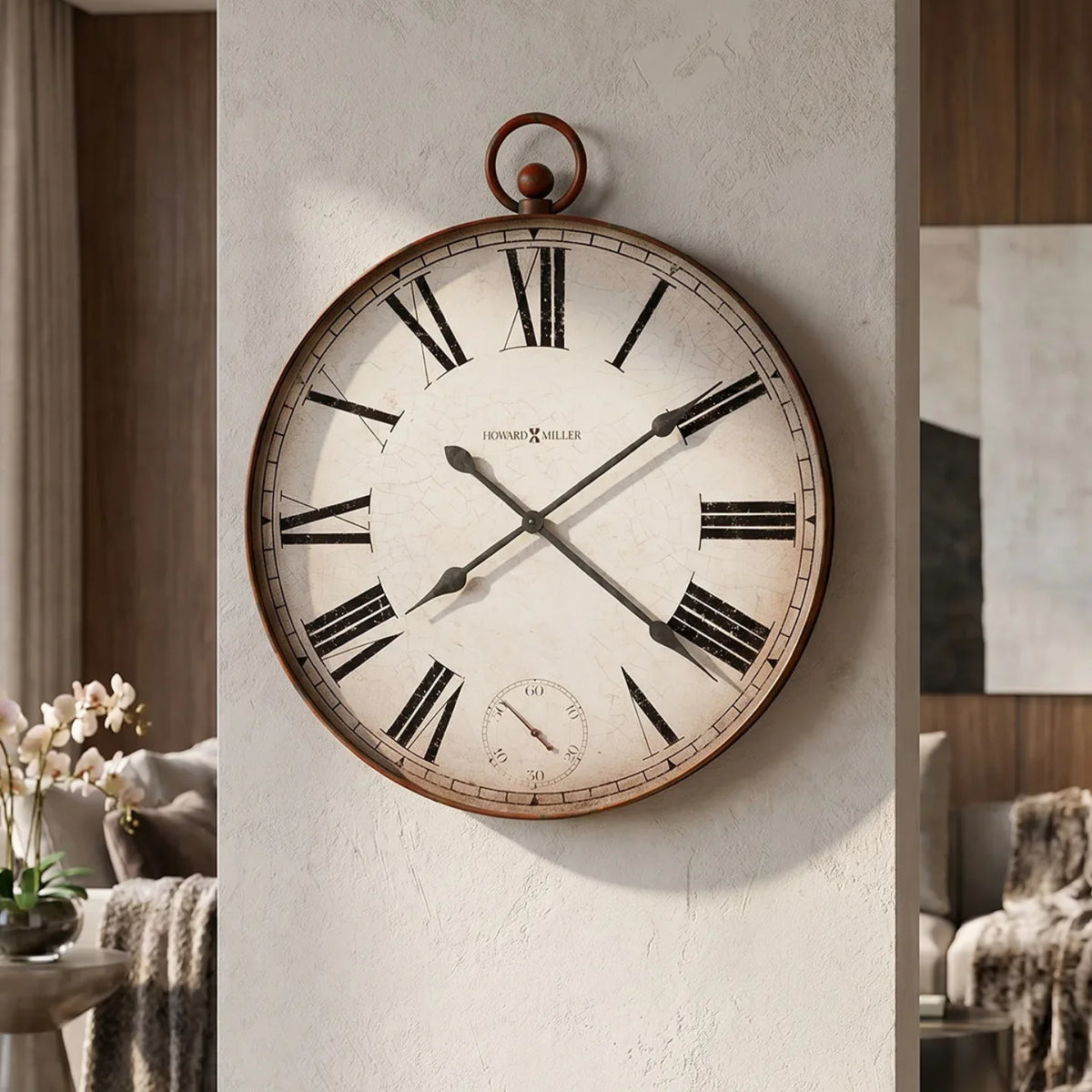 Howard Miller Gallery Pocket Watch II Wall Clock 625647 - manufacturer view 2