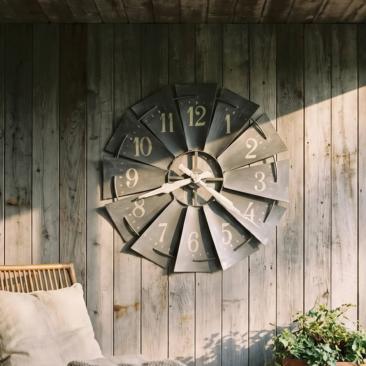 Howard Miller Windmill Wall Clock 625671 - manufacturer view 2