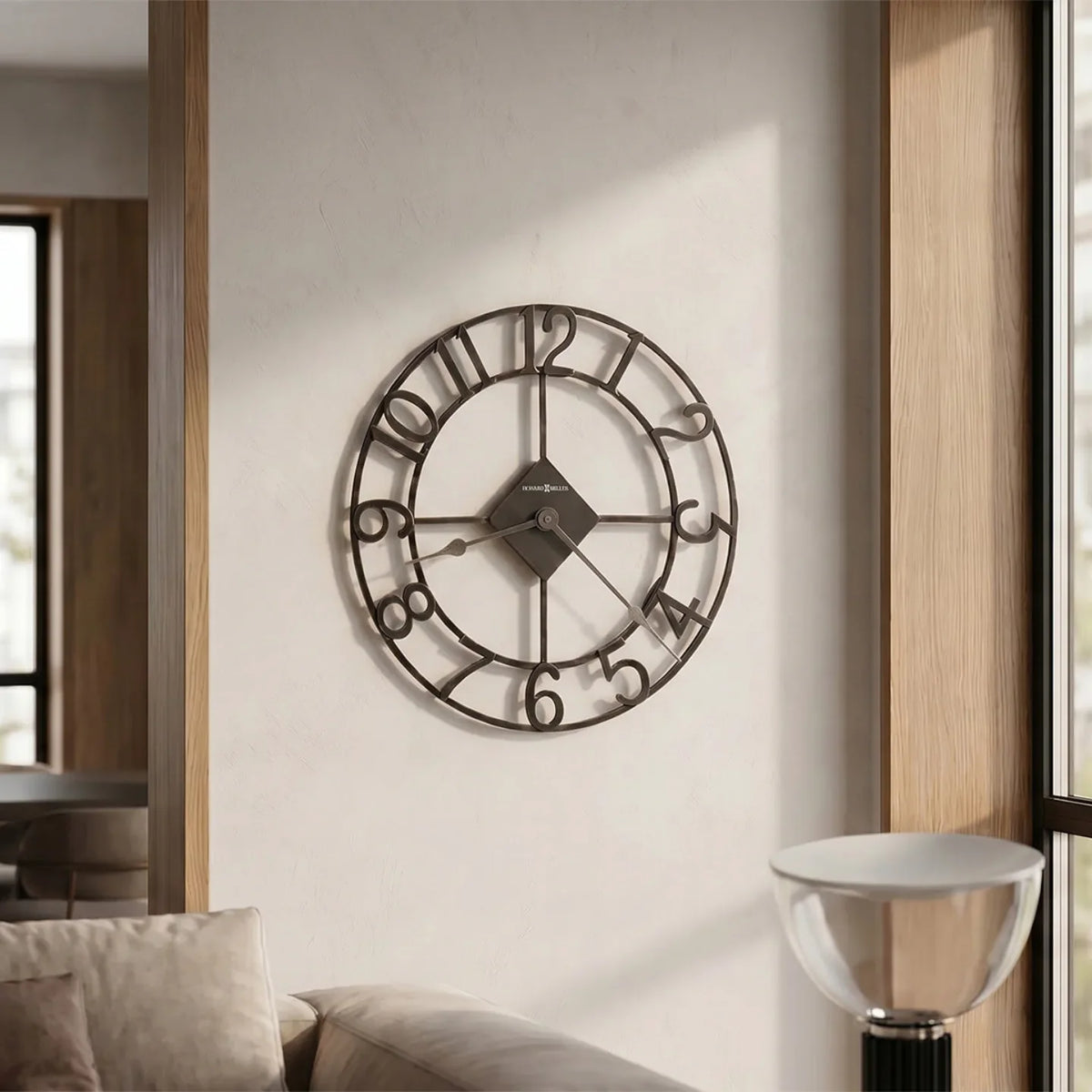 Howard Miller Lindsay Wall Clock 625710 - manufacturer view 2