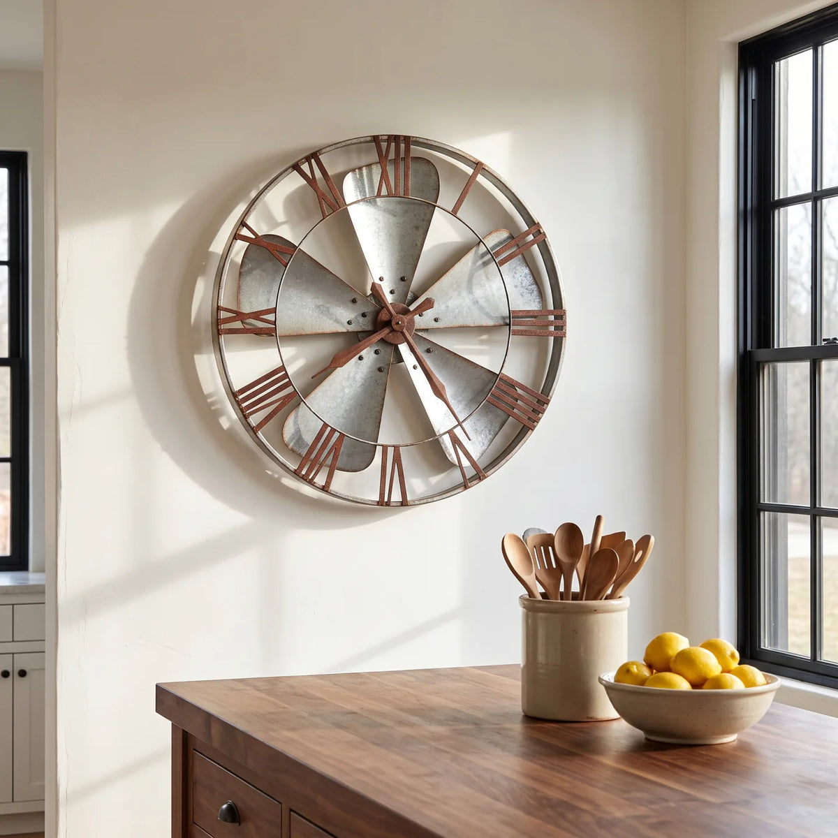 Howard Miller Mill Shop Wall Clock 625723 - manufacturer view 2