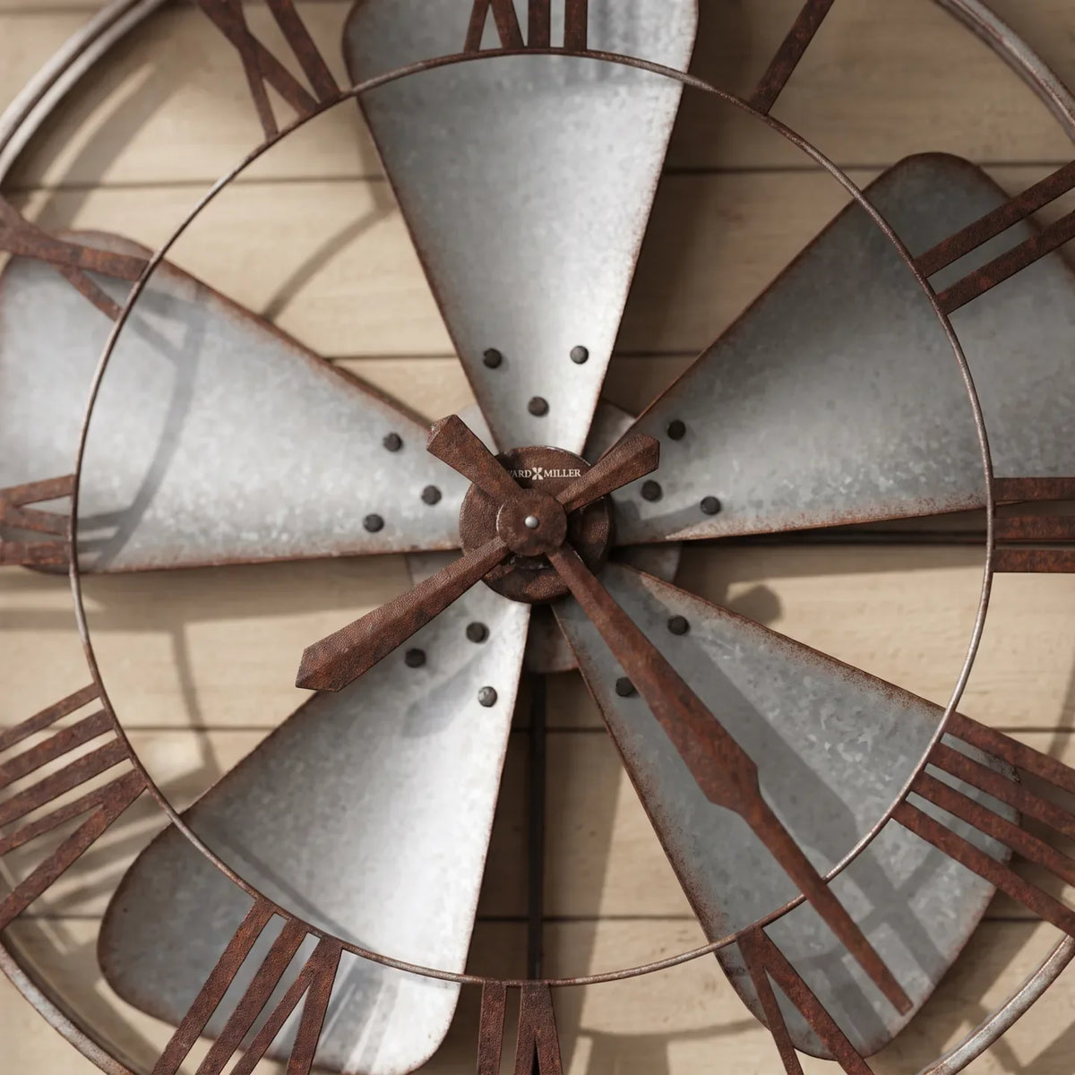 Howard Miller Mill Shop Wall Clock 625723 - manufacturer view 3