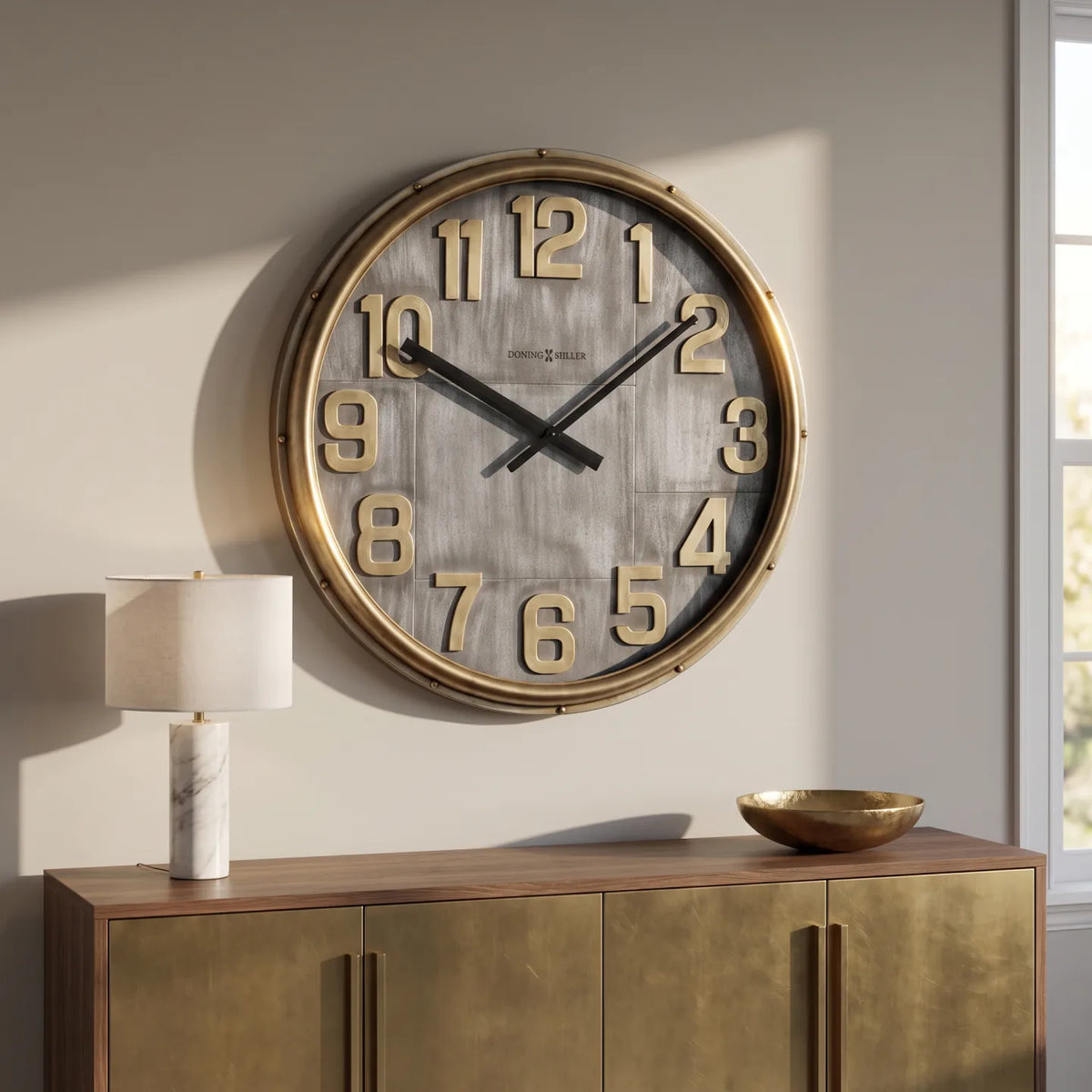 Howard Miller Bender Gallery Wall Clock 625750 - manufacturer view 2