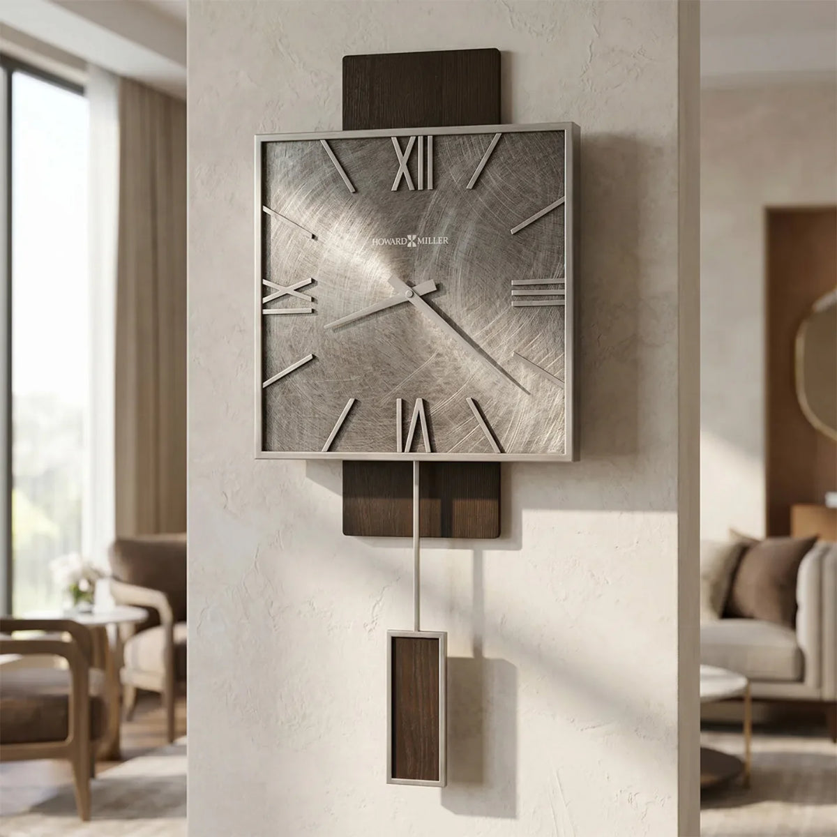 Howard Miller Maclane Wall Clock 625758 - manufacturer view 2