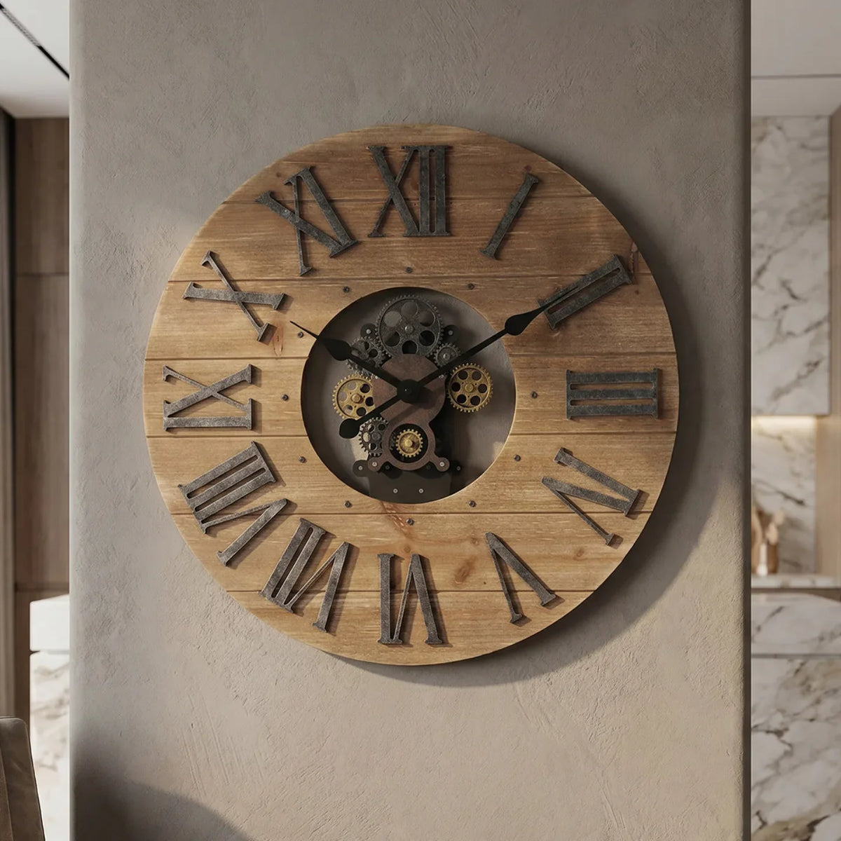 Howard Miller Forest Oversized Gallery Wall Clock 625766 - manufacturer view 2
