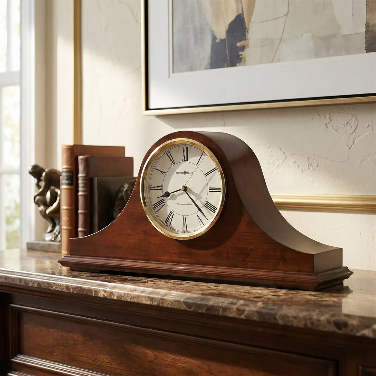 Howard Miller Christopher Mantel Clock 635101 - manufacturer view 2