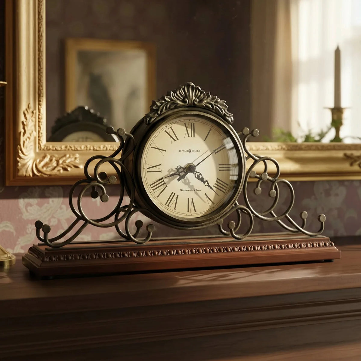 Howard Miller Adelaide Mantel Clock 635130 - manufacturer view 2