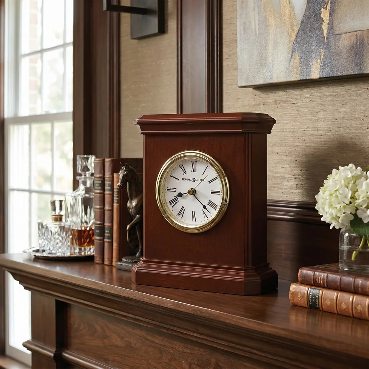 Howard Miller Windsor Carriage Tabletop Clock 645530 - manufacturer view 2