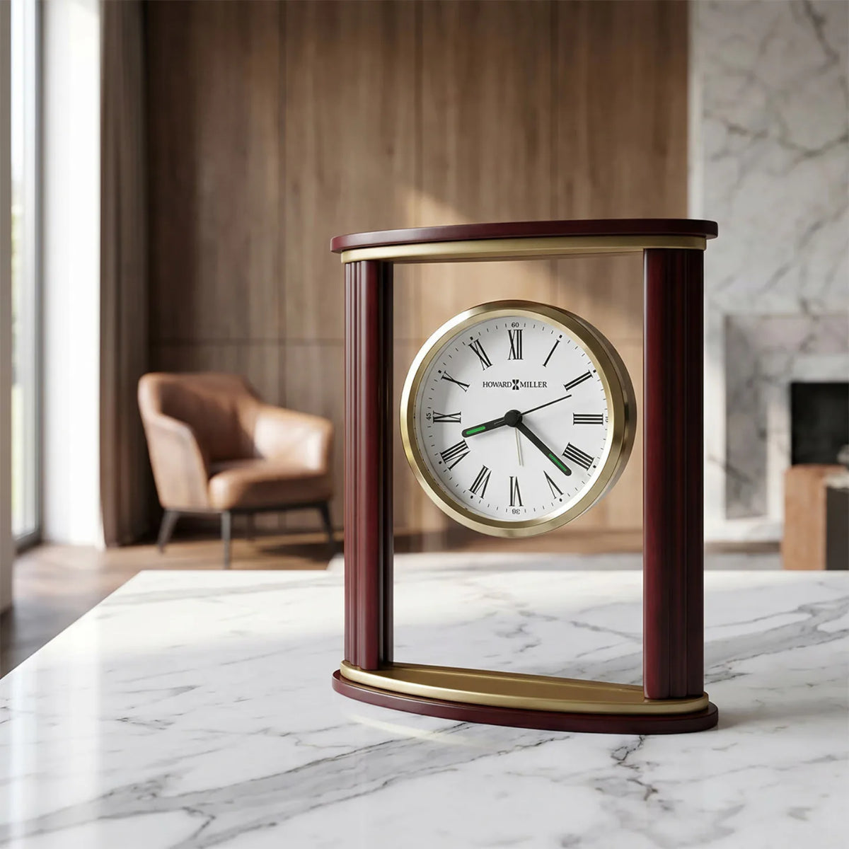 Howard Miller Victor Tabletop Clock 645623 - manufacturer view 2