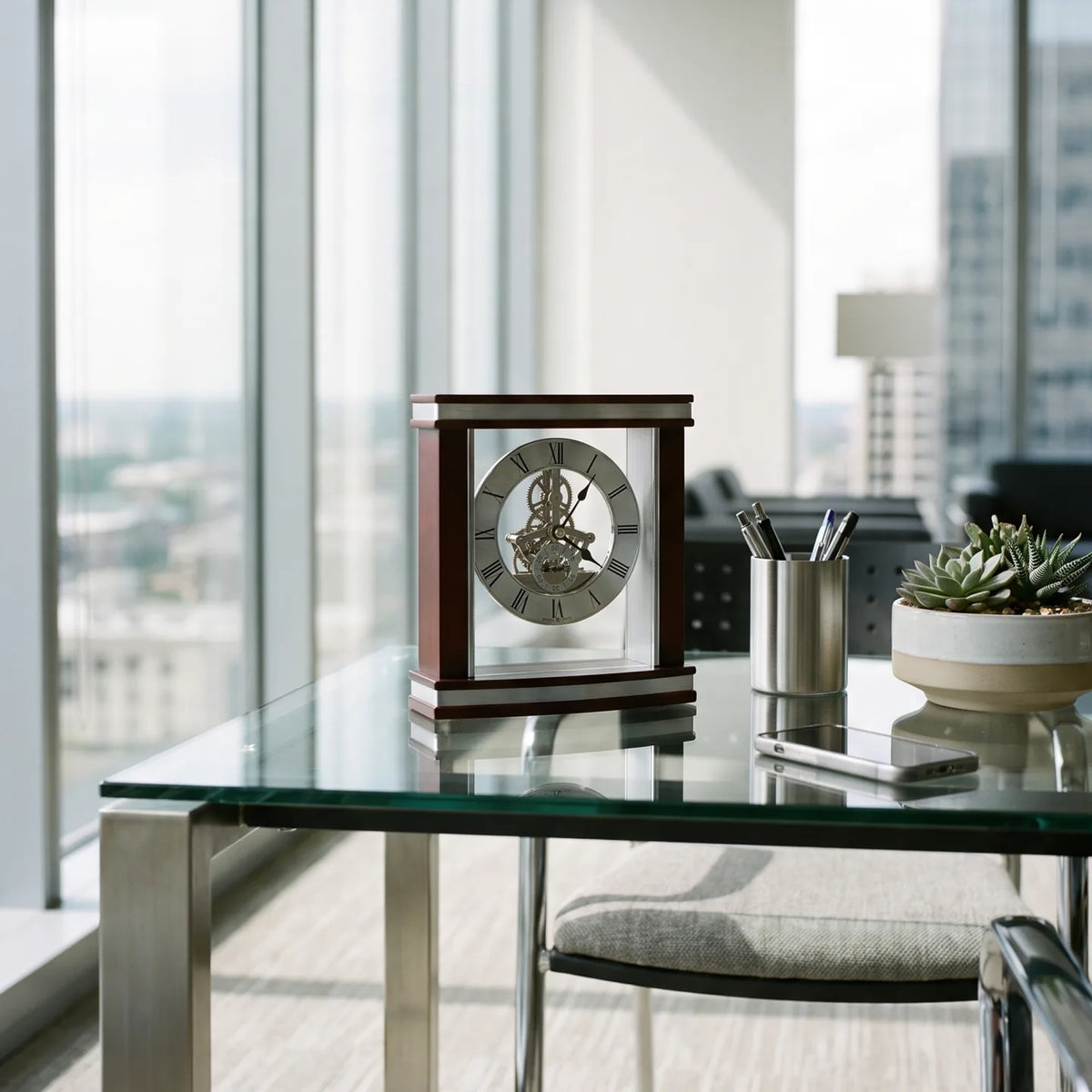 Howard Miller Templeton Tabletop Clock 645673 - manufacturer view 2