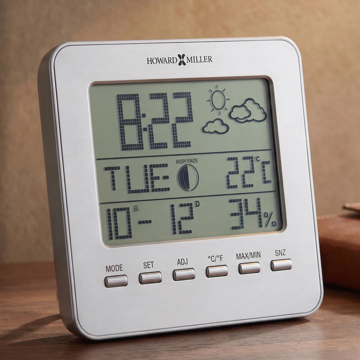 Howard Miller Weather View Tabletop Clock 645693 - manufacturer view 3