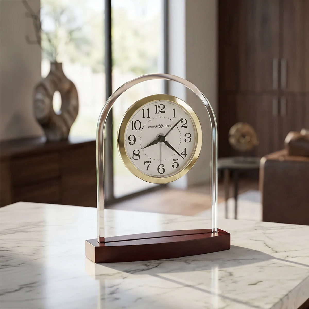 Howard Miller Hansen Tabletop Clock 645715 - manufacturer view 2