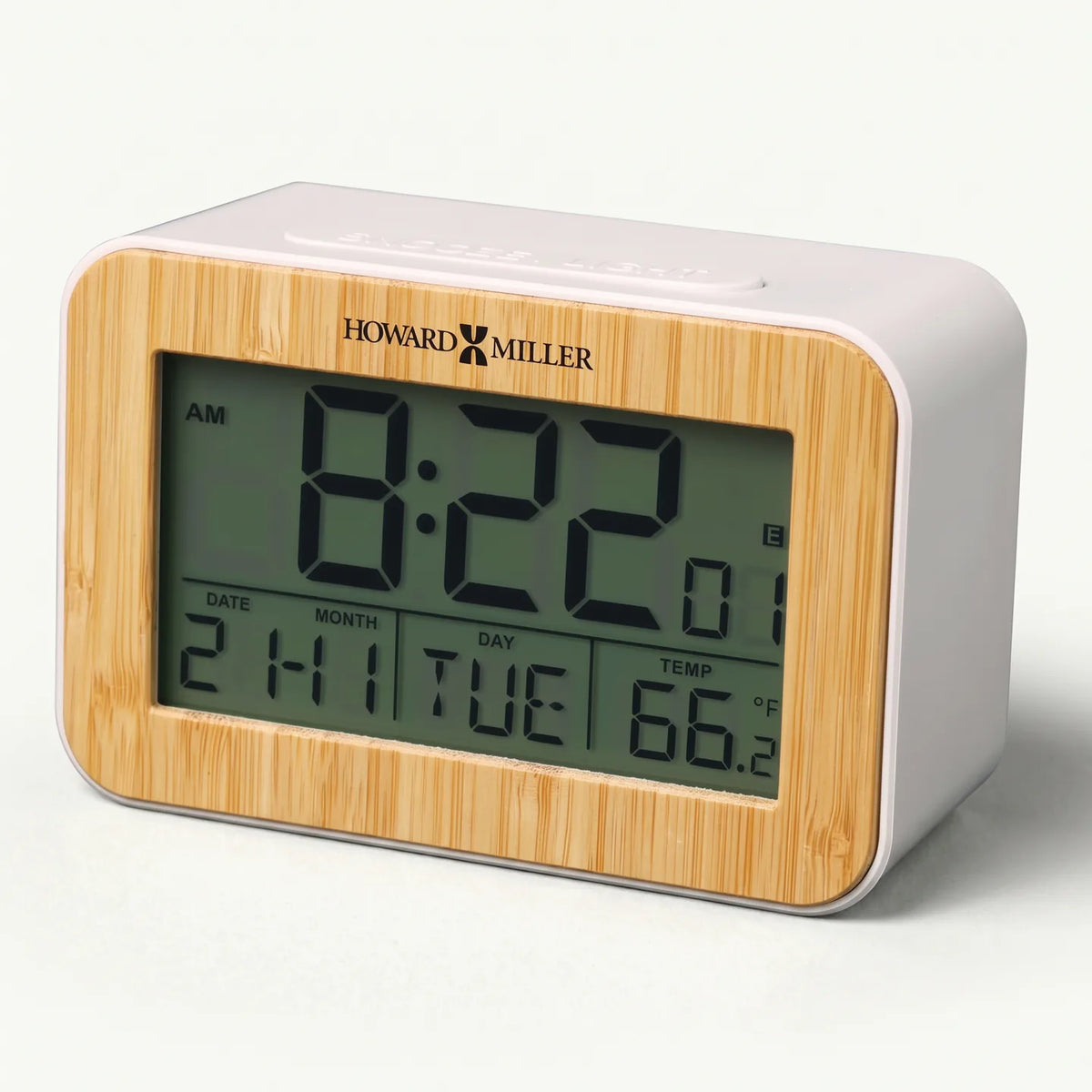 Howard Miller Bamboo Box Alarm Clock 645844 - product view