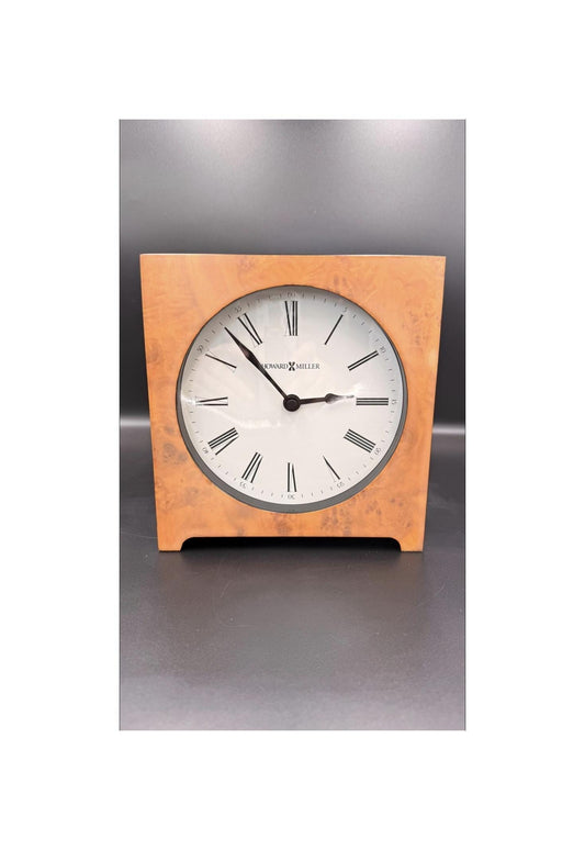Howard Miller Quartz Mantel Clock – Classic Roman Numeral Desk / Shelf Clock - New