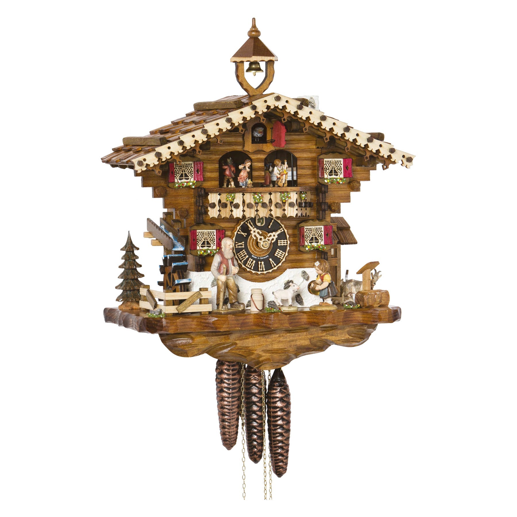 Hönes 6214T — 1-Day Mechanical Musical Cuckoo Clock