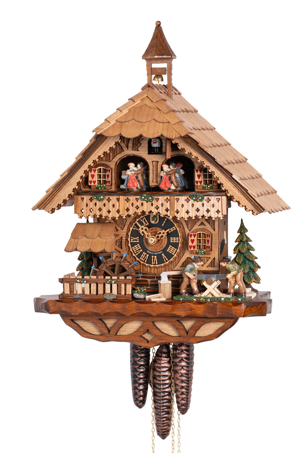 Hönes 6258T - 1-Day Mechanical Musical Cuckoo Clock — official Hönes product image